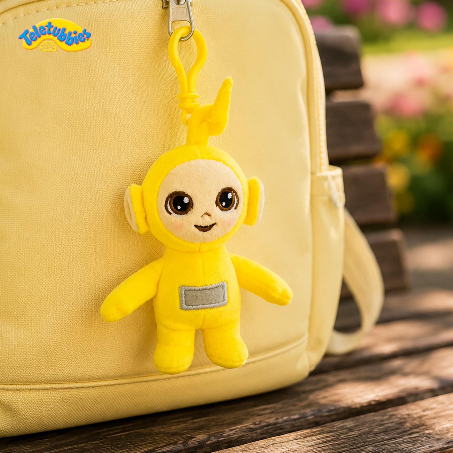 Teletubbies 4-Inch Plush Backpack Clip | Laa Laa