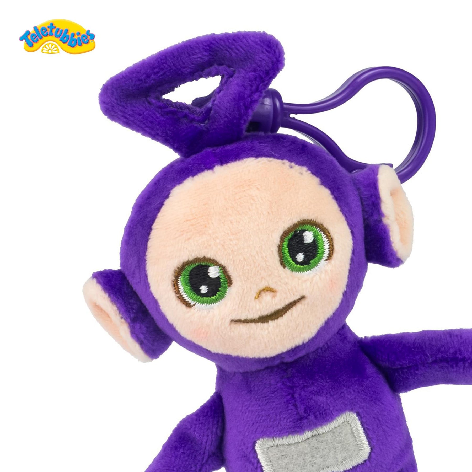 Teletubbies 4-Inch Plush Backpack Clip | Tinky Winky