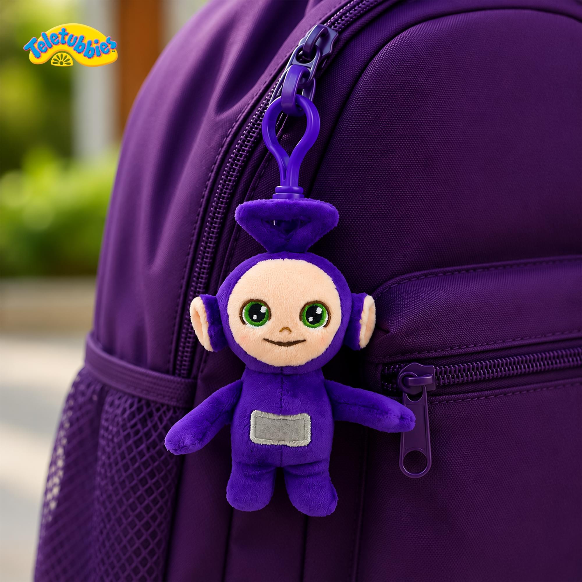 Teletubbies 4-Inch Plush Backpack Clip | Tinky Winky