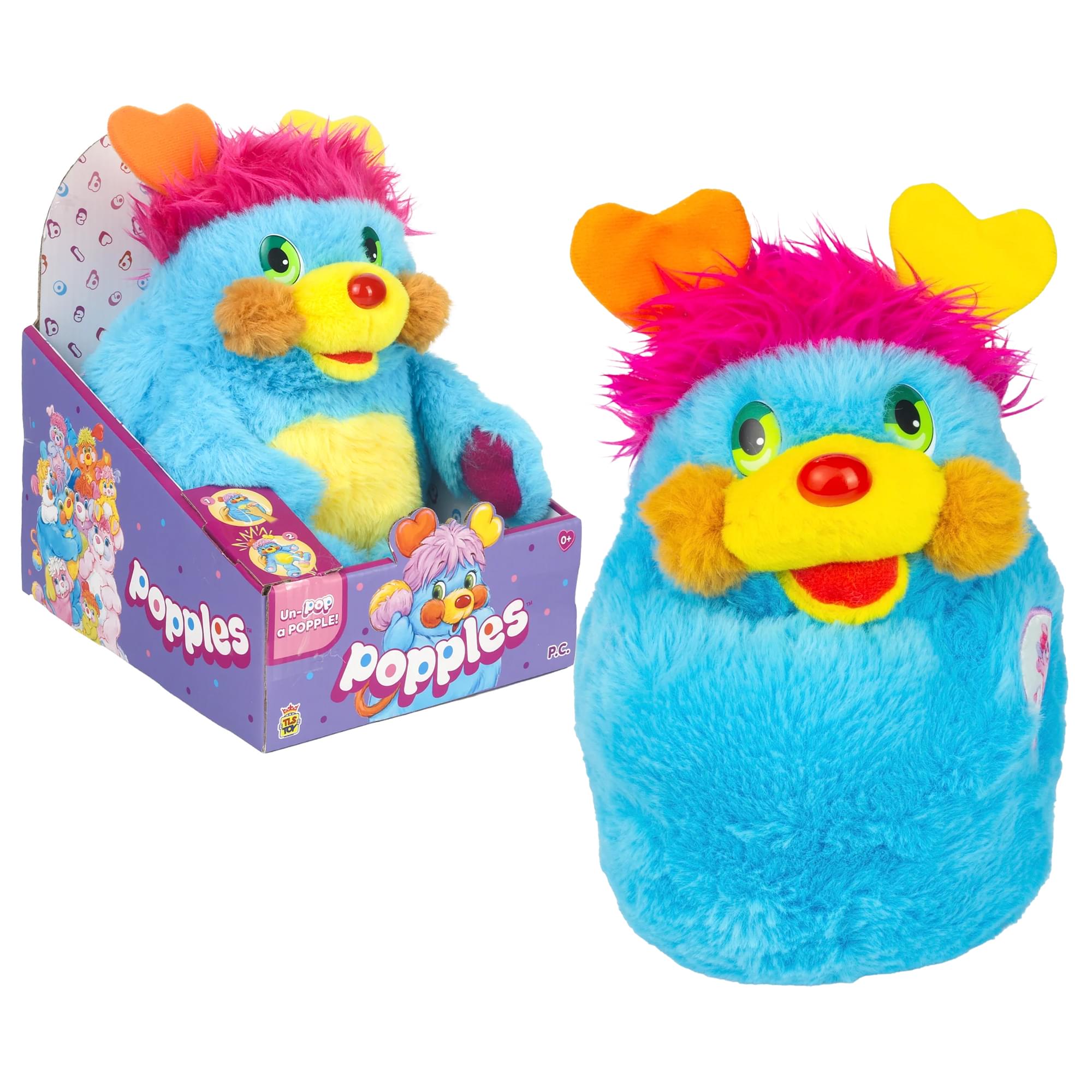 Popples Deluxe 11-Inch Reversible Collector Plush | P.C.