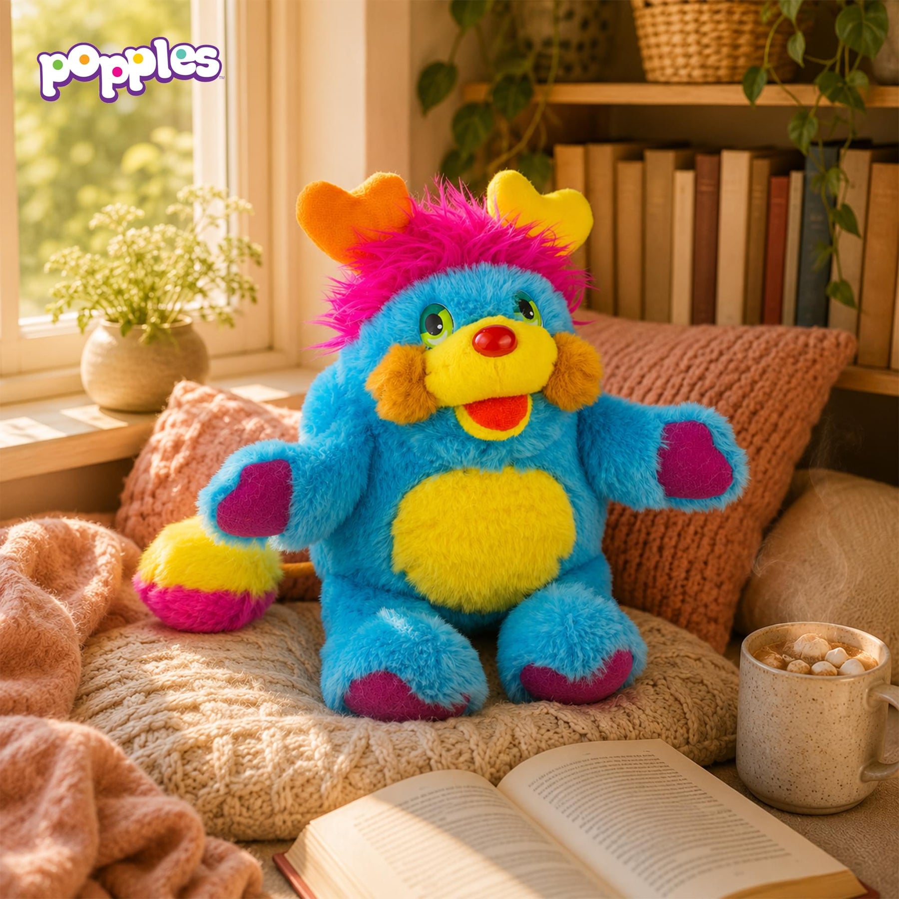 Popples Deluxe 11-Inch Reversible Collector Plush | P.C.