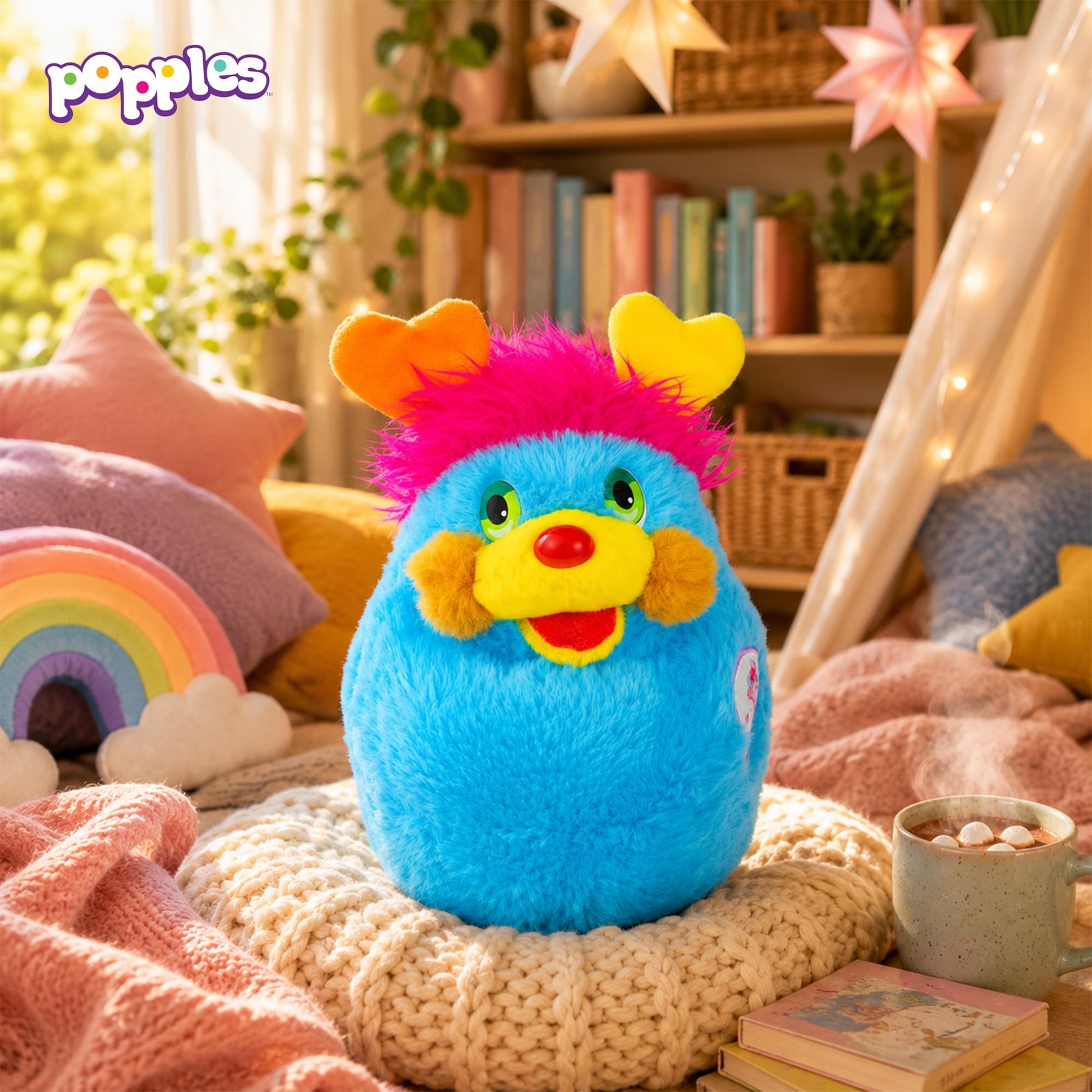 Popples Deluxe 11-Inch Reversible Collector Plush | P.C.