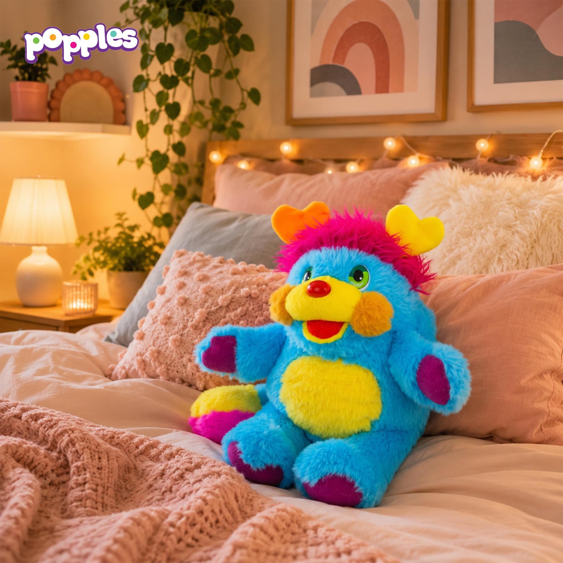 Popples Deluxe 11-Inch Reversible Collector Plush | P.C.