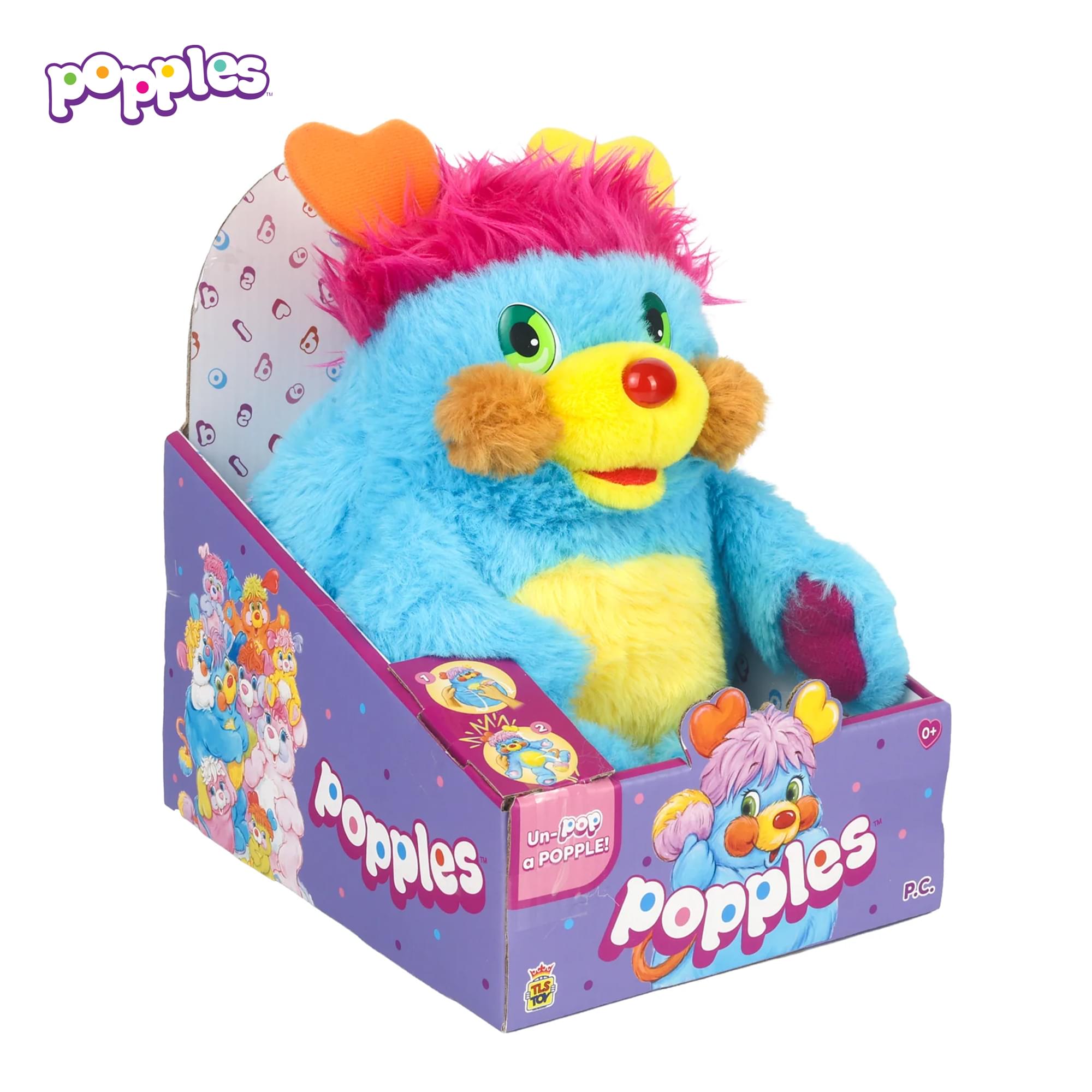 Popples Deluxe 11-Inch Reversible Collector Plush | P.C.