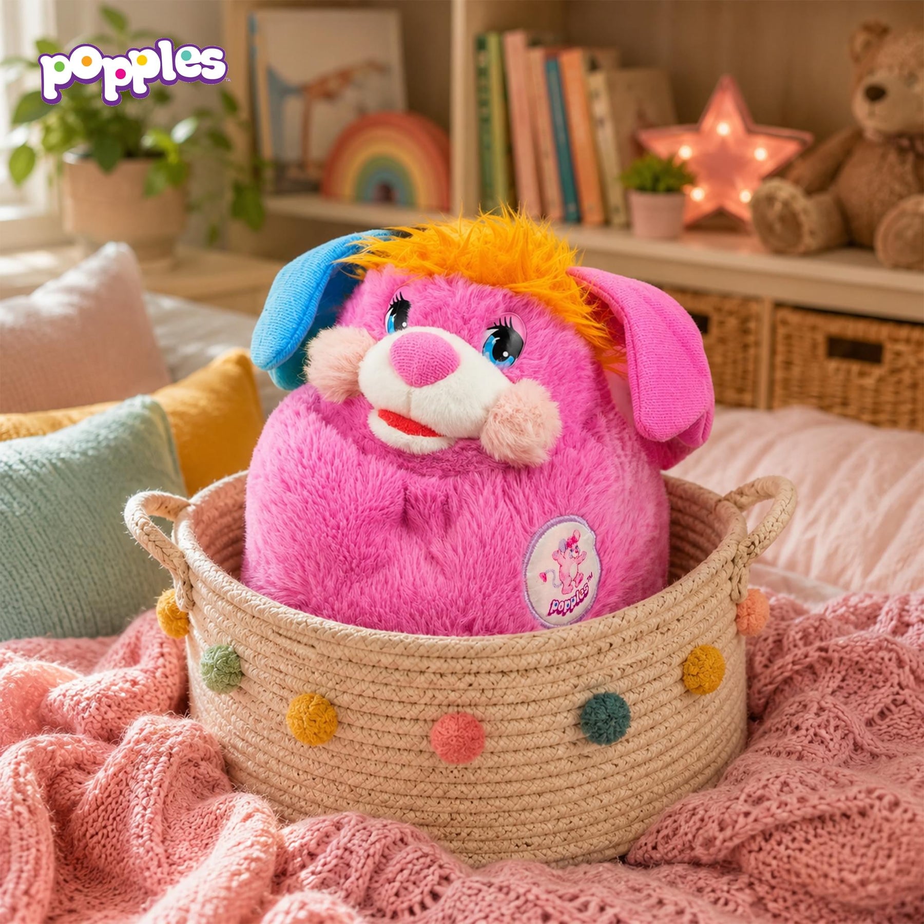 Popples Deluxe 11-Inch Reversible Collector Plush | Pancake