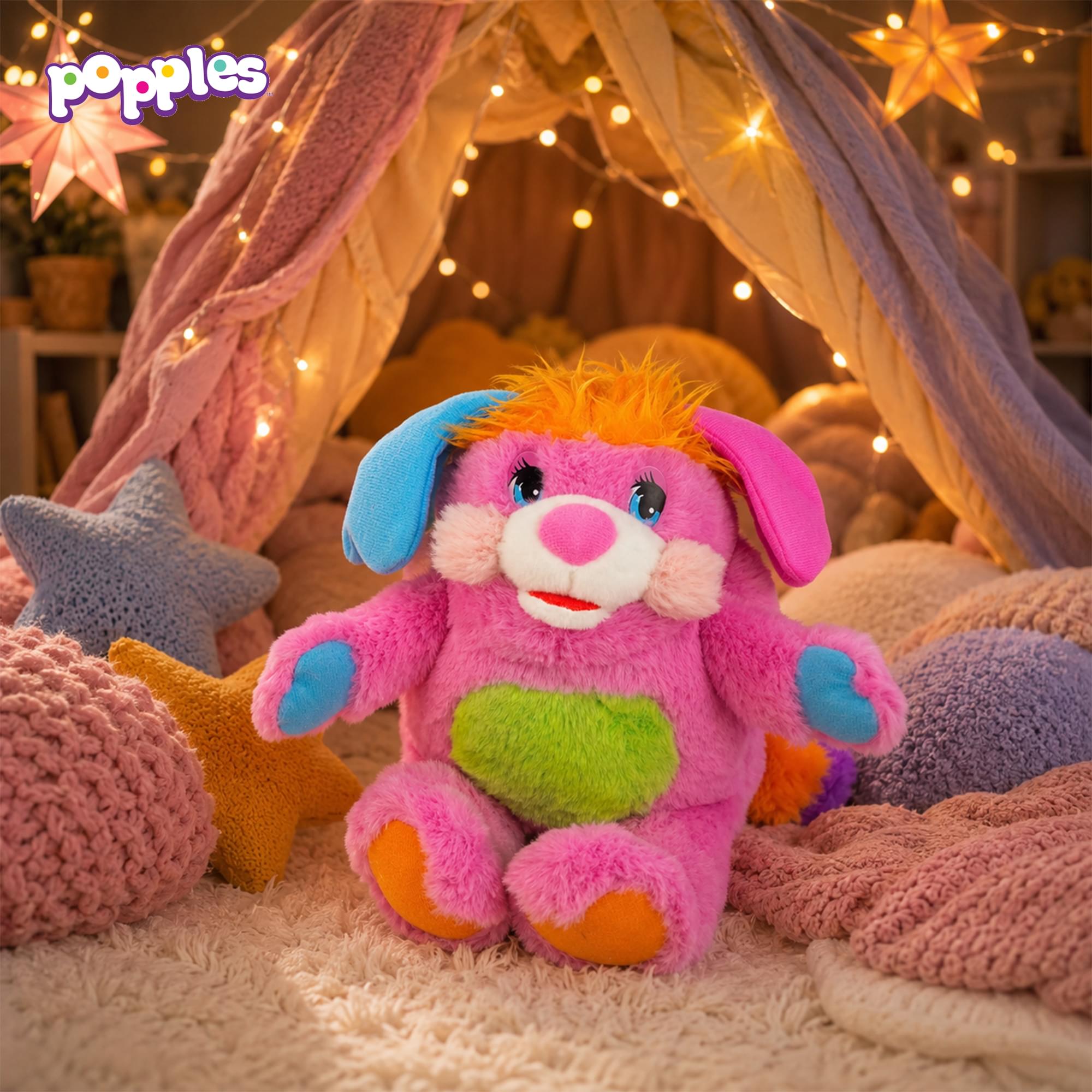 Popples Deluxe 11-Inch Reversible Collector Plush | Pancake