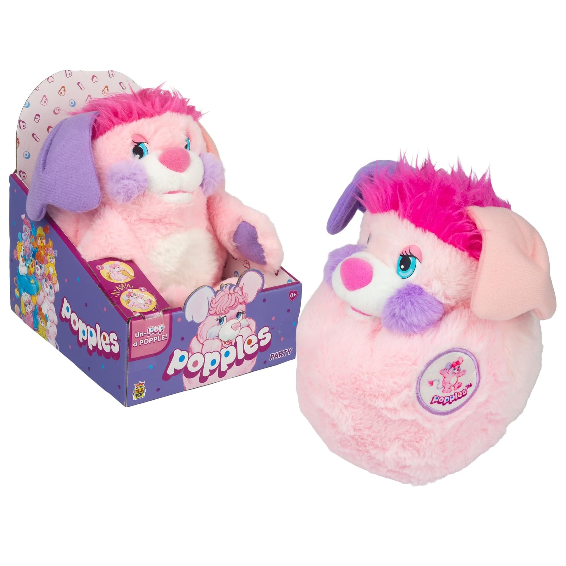 Popples Deluxe 11-Inch Reversible Collector Plush | Party