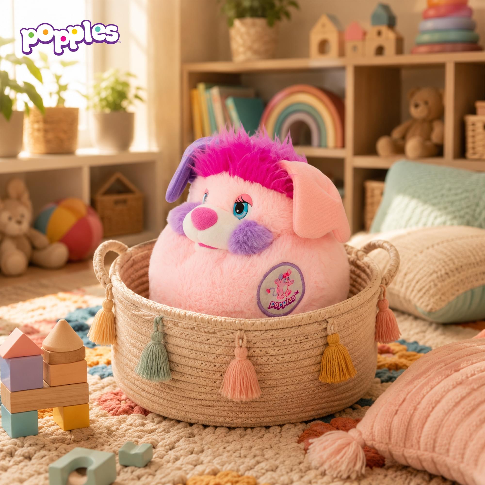Popples Deluxe 11-Inch Reversible Collector Plush | Party