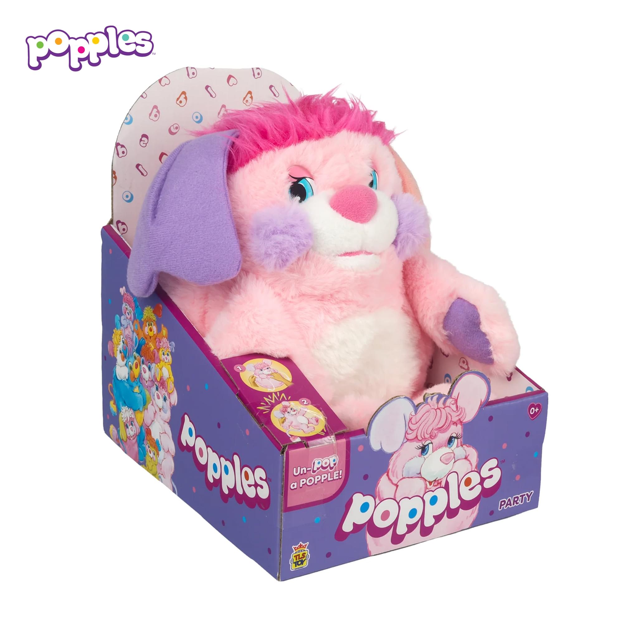Popples Deluxe 11-Inch Reversible Collector Plush | Party