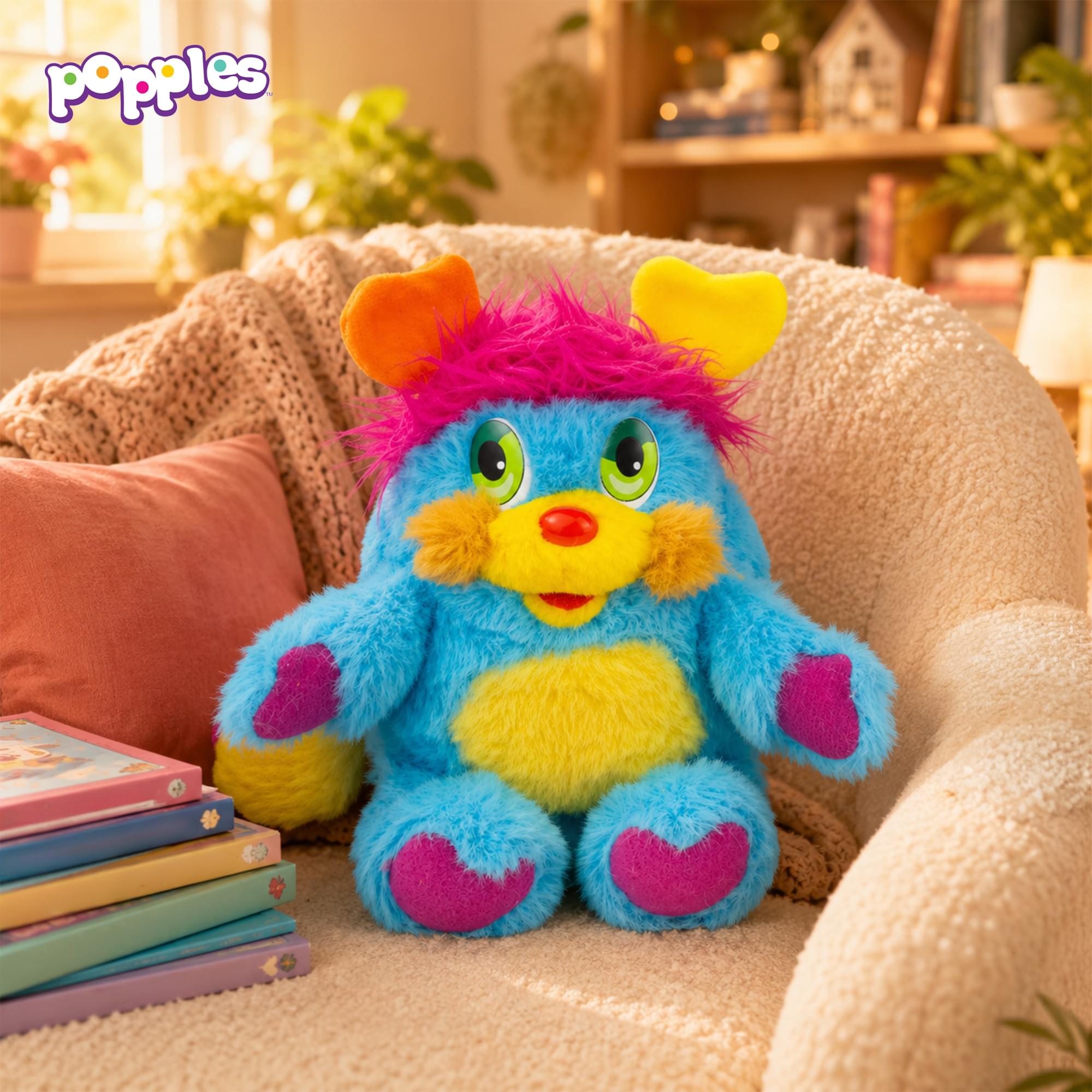 Popples 8-Inch Reversible Collector Plush | P.C.