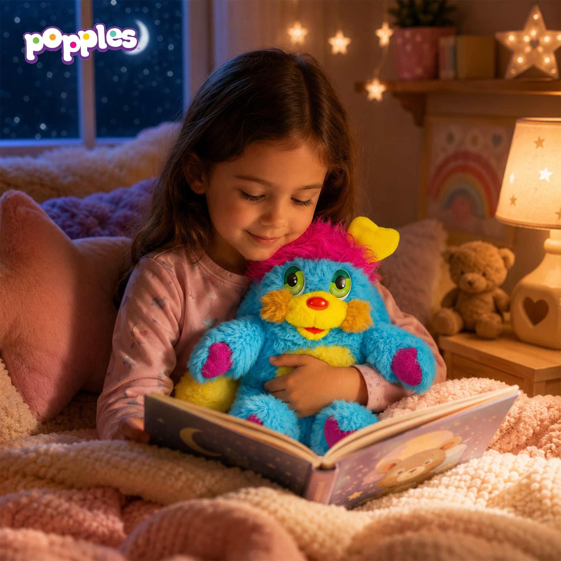Popples 8-Inch Reversible Collector Plush | P.C.