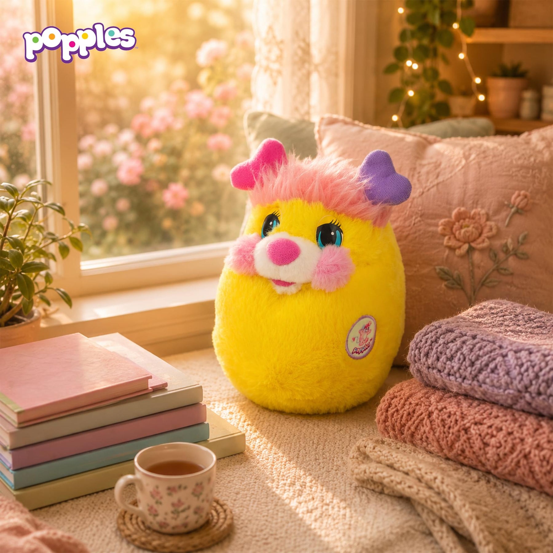 Popples 8-Inch Reversible Collector Plush | Potato Chip