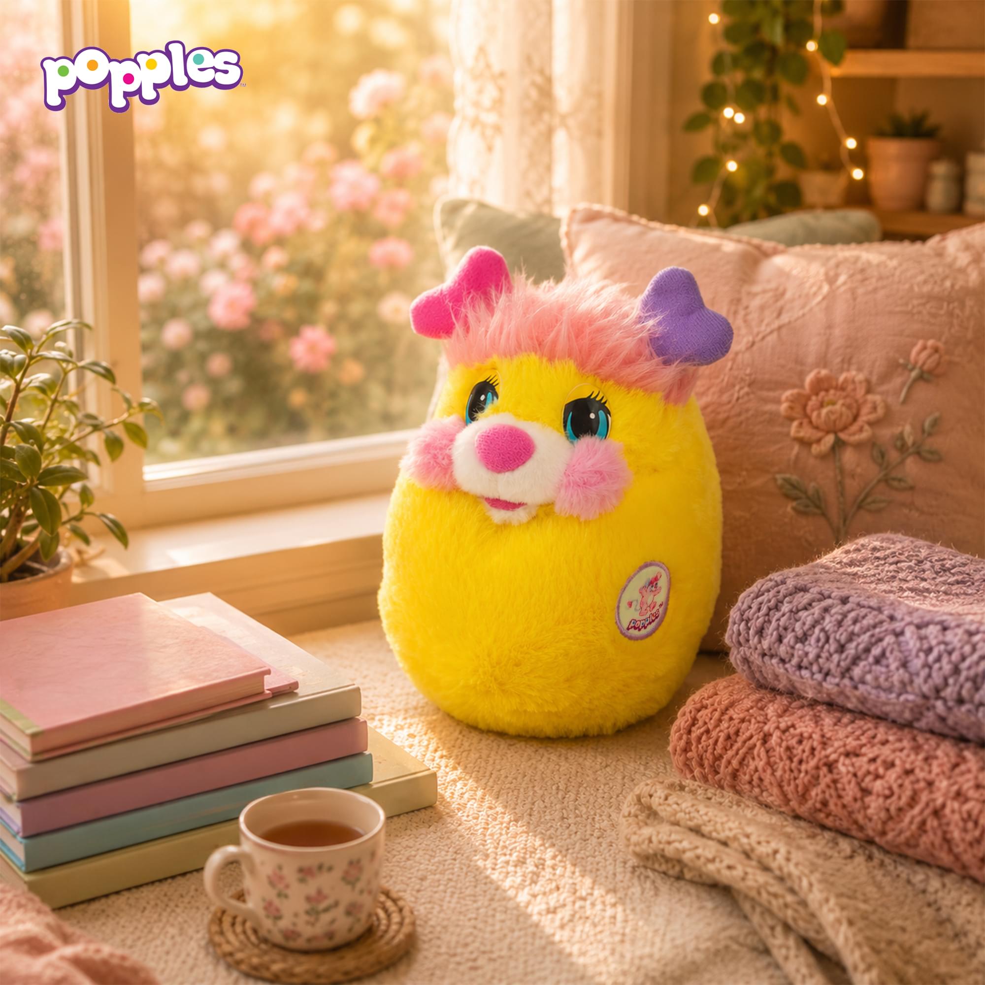 Popples 8-Inch Reversible Collector Plush | Potato Chip