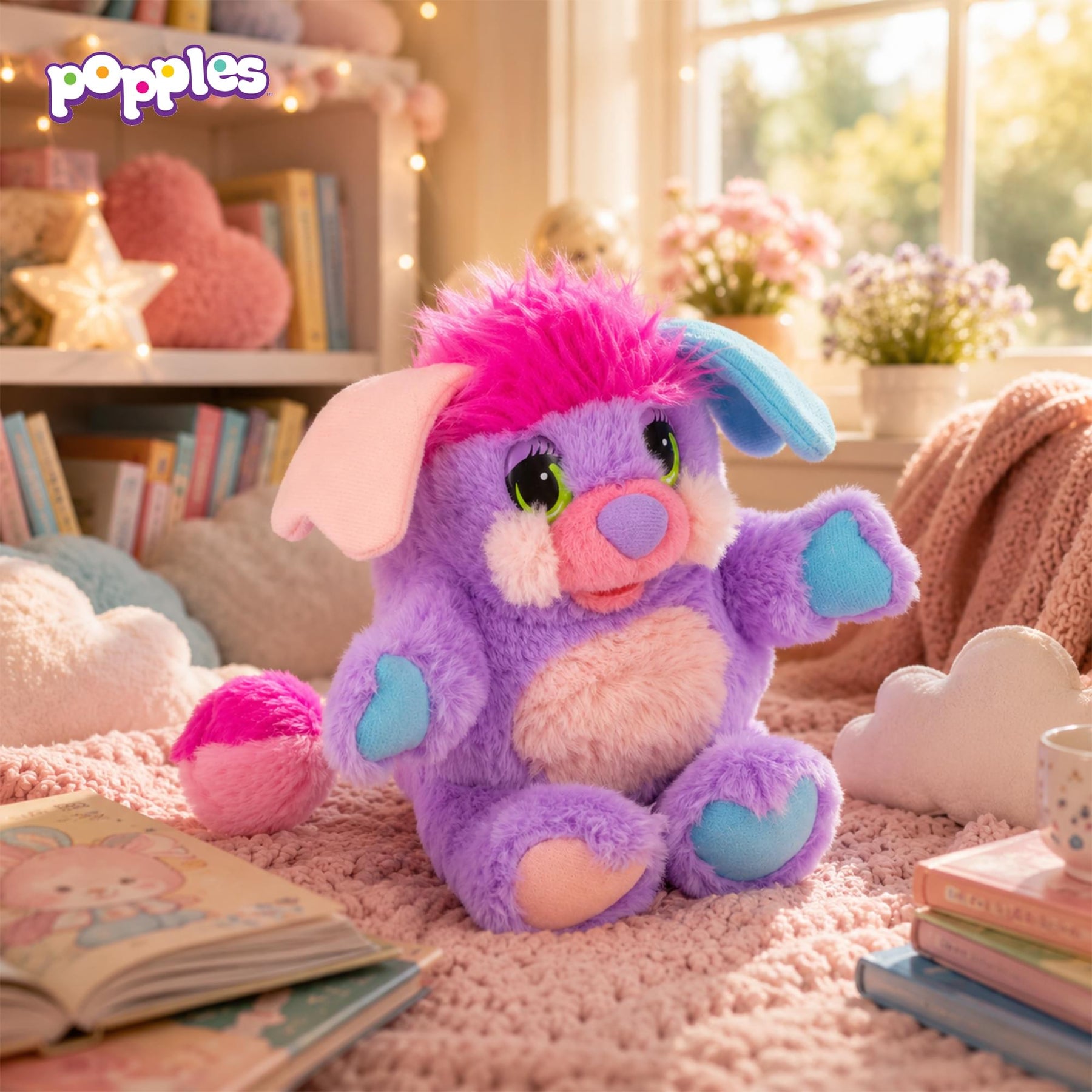 Popples 8-Inch Reversible Collector Plush | Pretty Bit