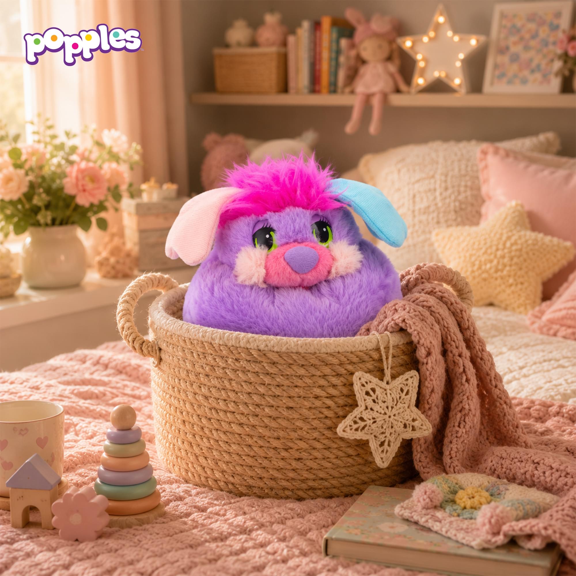 Popples 8-Inch Reversible Collector Plush | Pretty Bit
