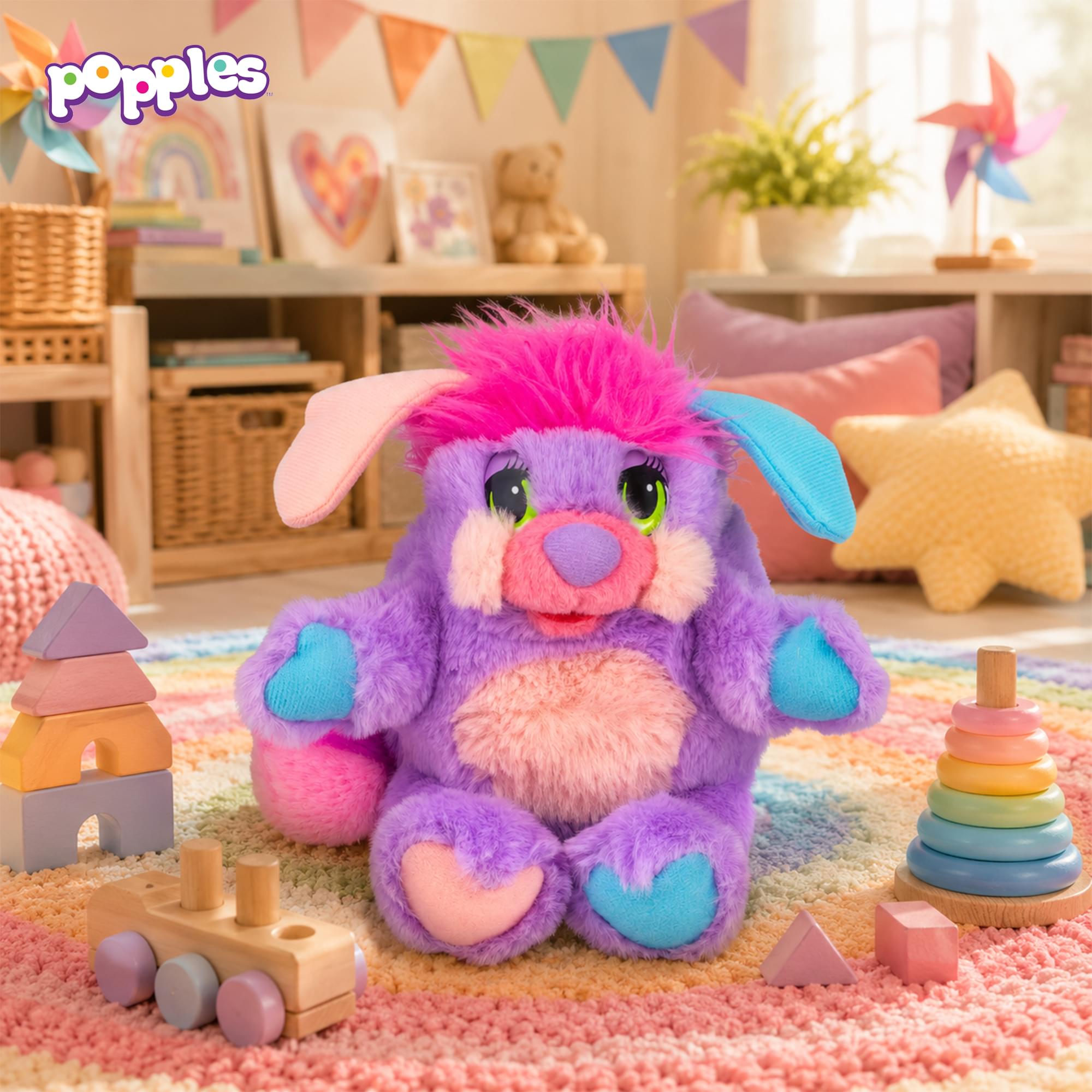 Popples 8-Inch Reversible Collector Plush | Pretty Bit