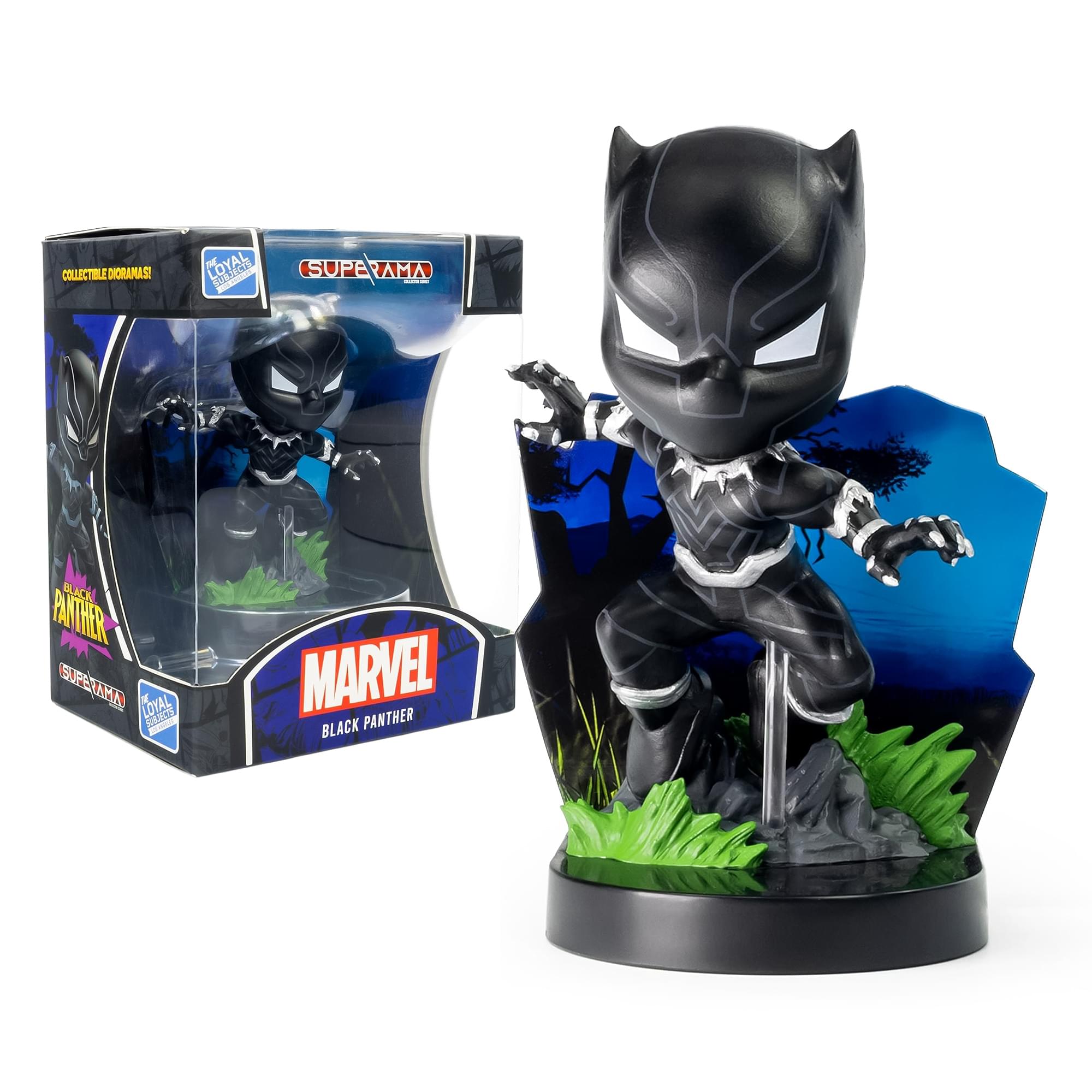 Marvel Black Panther 4-Inch Superama Kinetic Energy Diorama