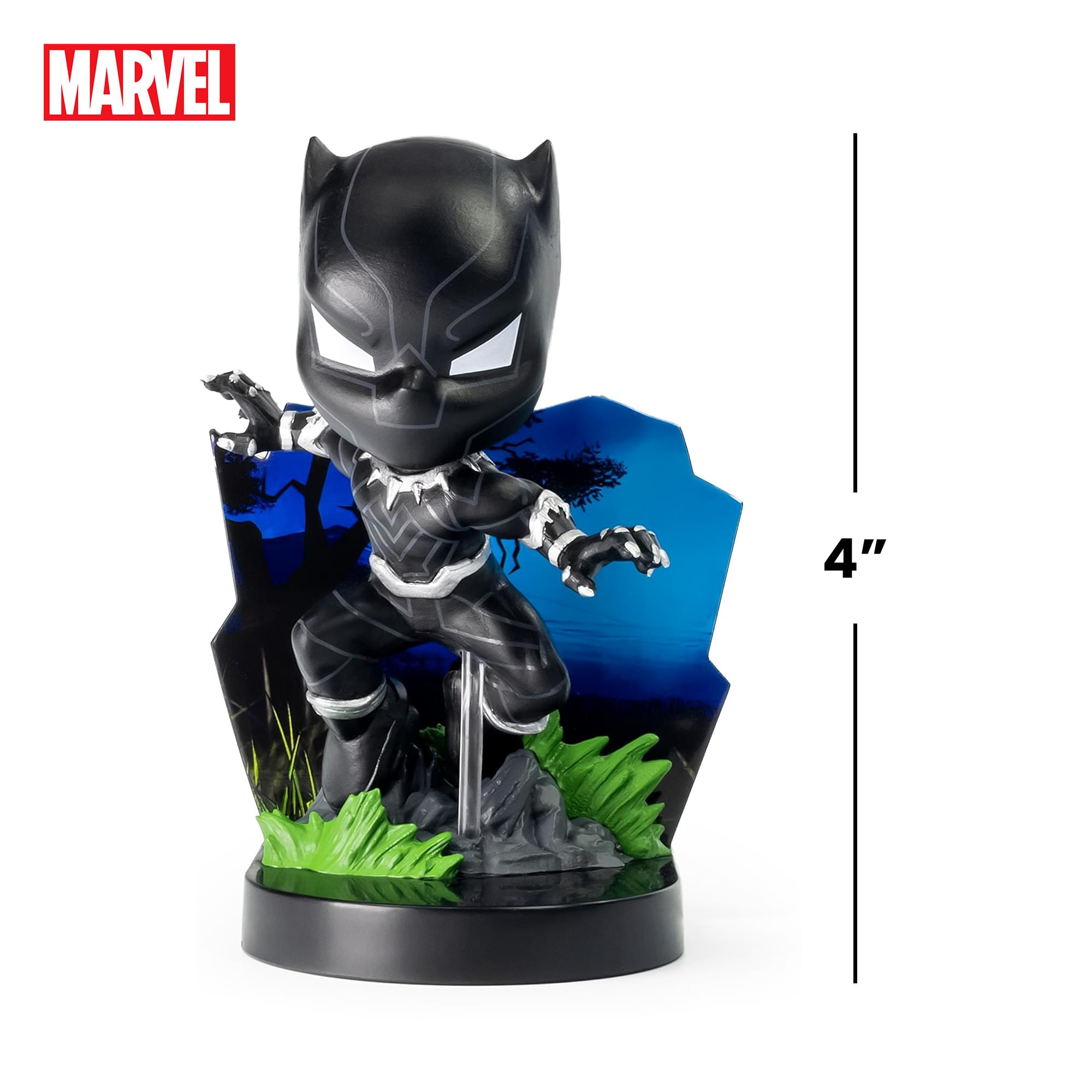 Marvel Black Panther 4-Inch Superama Kinetic Energy Diorama