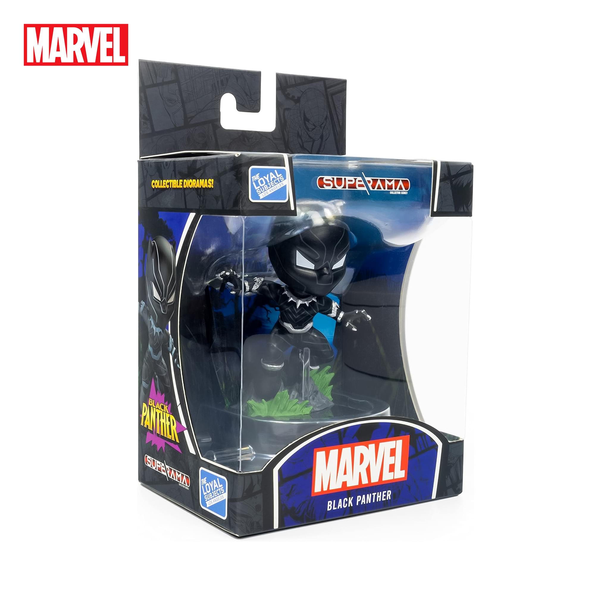 Marvel Black Panther 4-Inch Superama Kinetic Energy Diorama