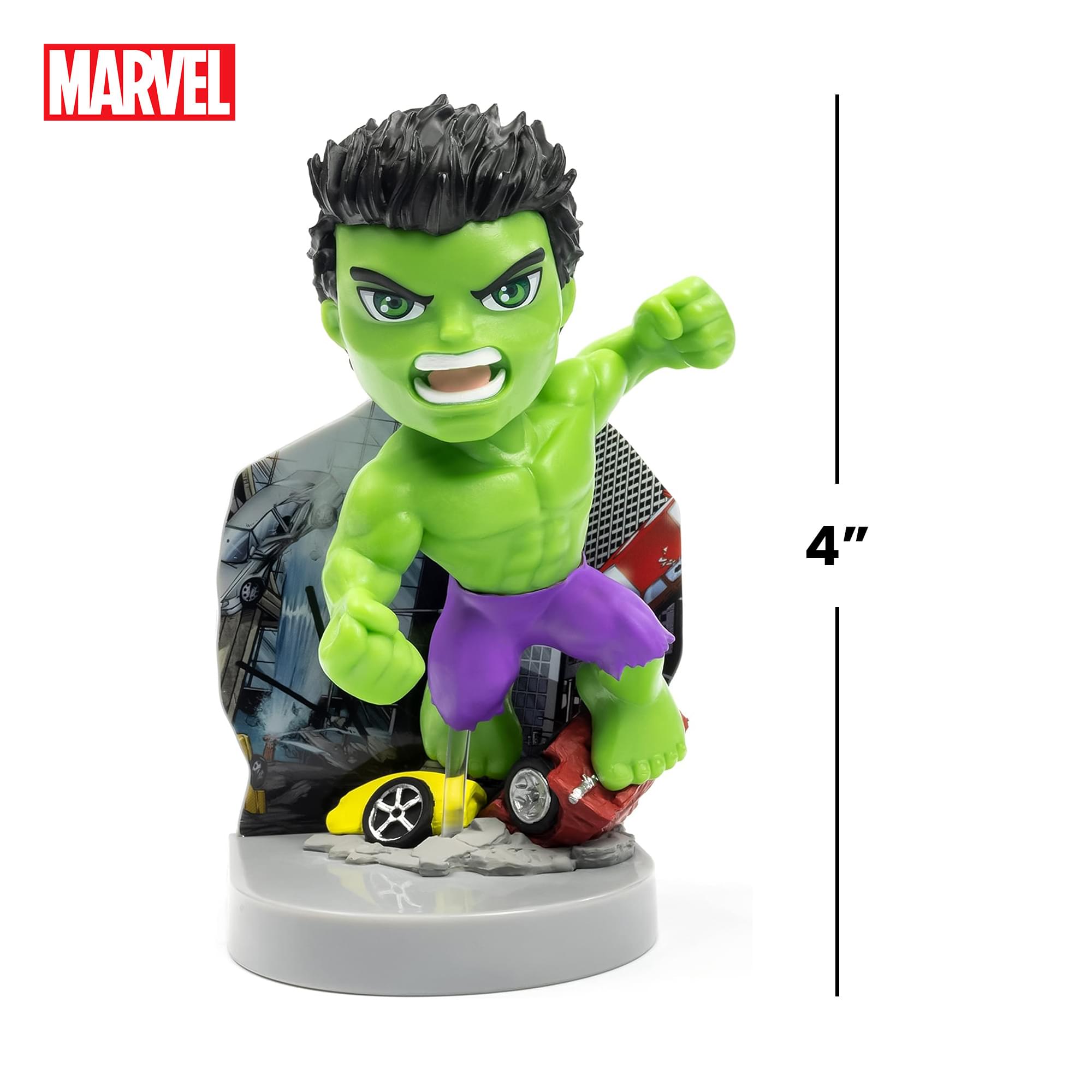 Marvel Hulk 4-Inch Superama Kinetic Energy Diorama