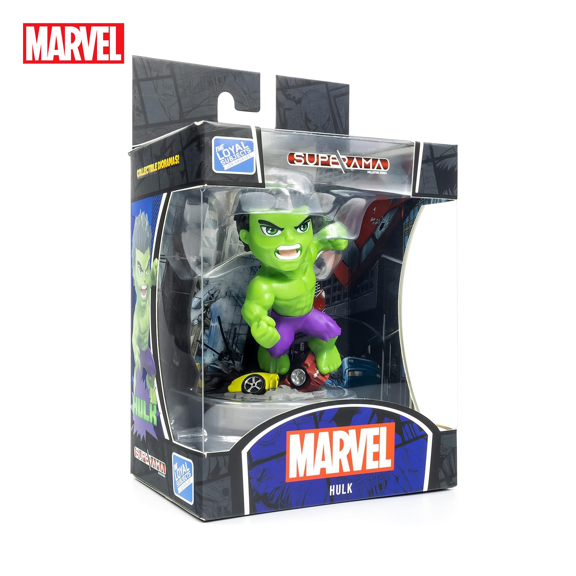 Marvel Hulk 4-Inch Superama Kinetic Energy Diorama