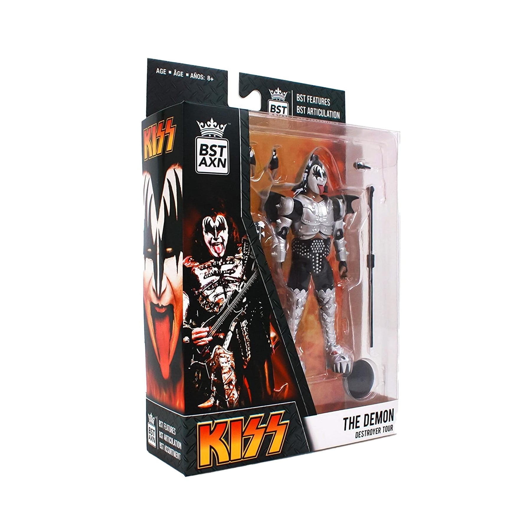 KISS BST AXN  5 Inch Action Figure | The Demon (Destroyer Tour)