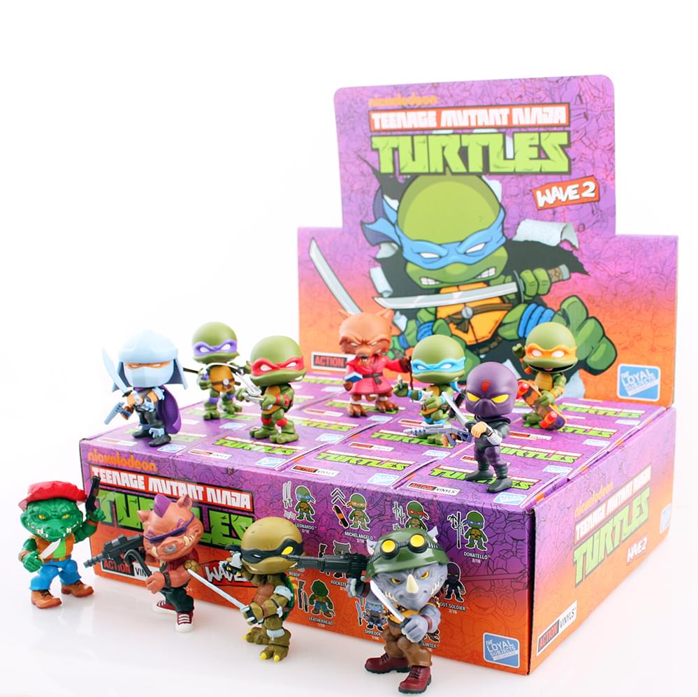 Teenage Mutant Ninja Turtles Blind Box 3" Action Vinyls Series 2, Case of 16