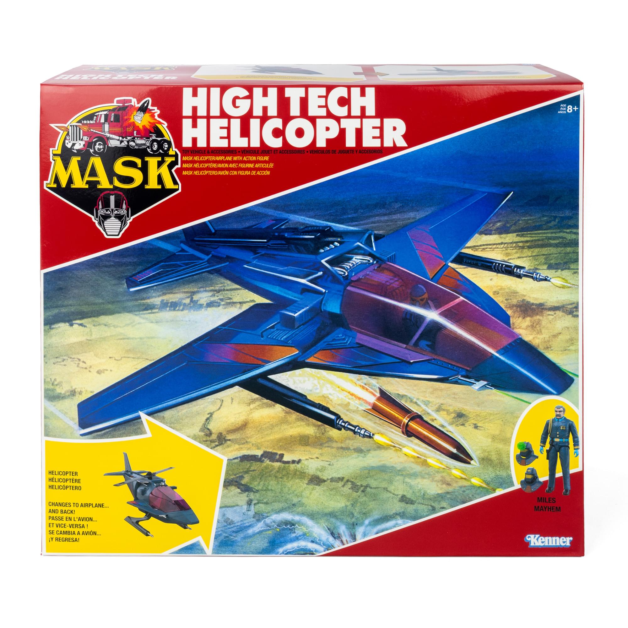 M.A.S.K. High Tech Helicopter Action Figure Vehicle