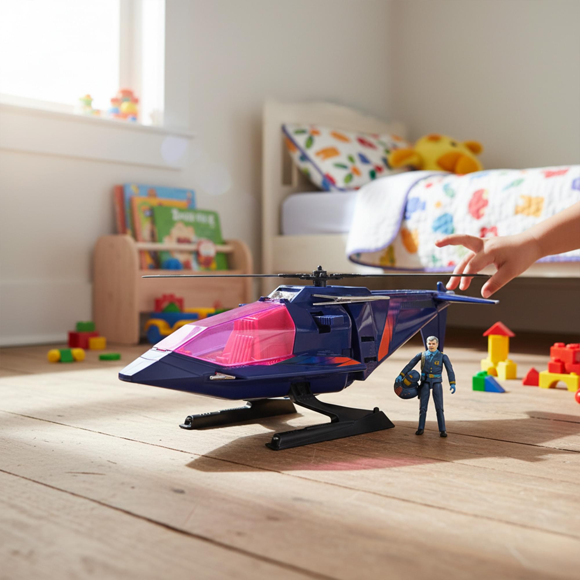 M.A.S.K. High Tech Helicopter Action Figure Vehicle