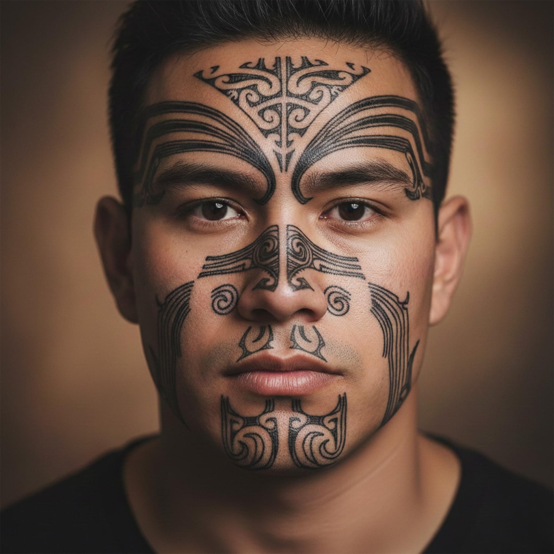 Maori Face Adult Costume