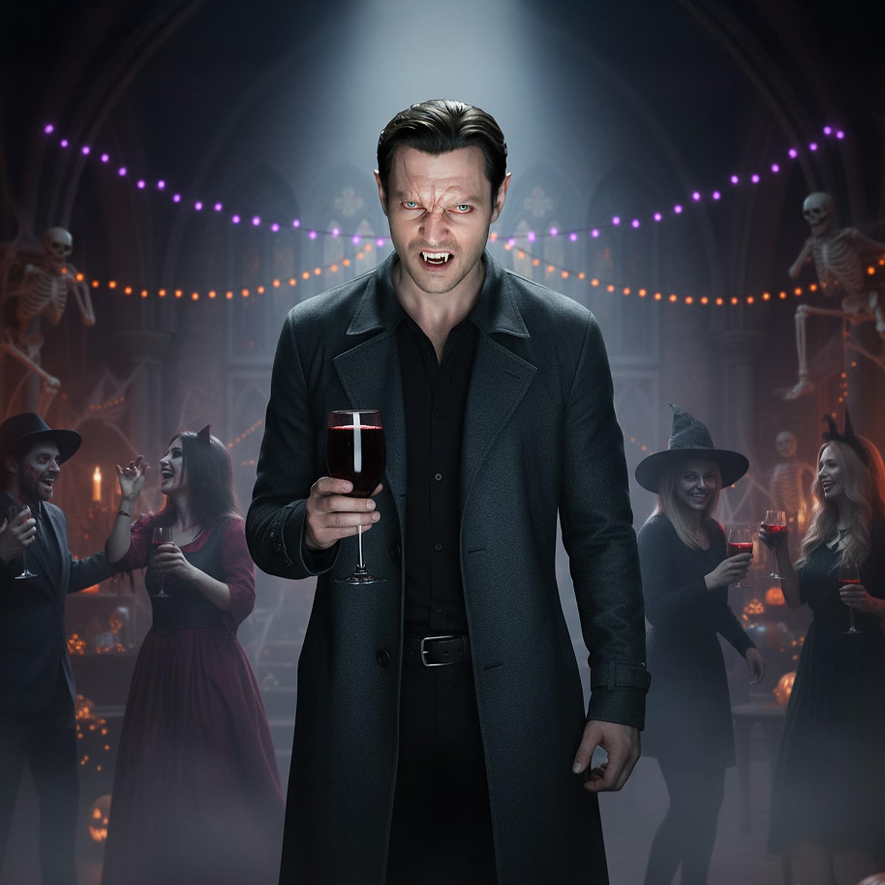 Vampire Brow 3d Fx Transfers Costume Accessory