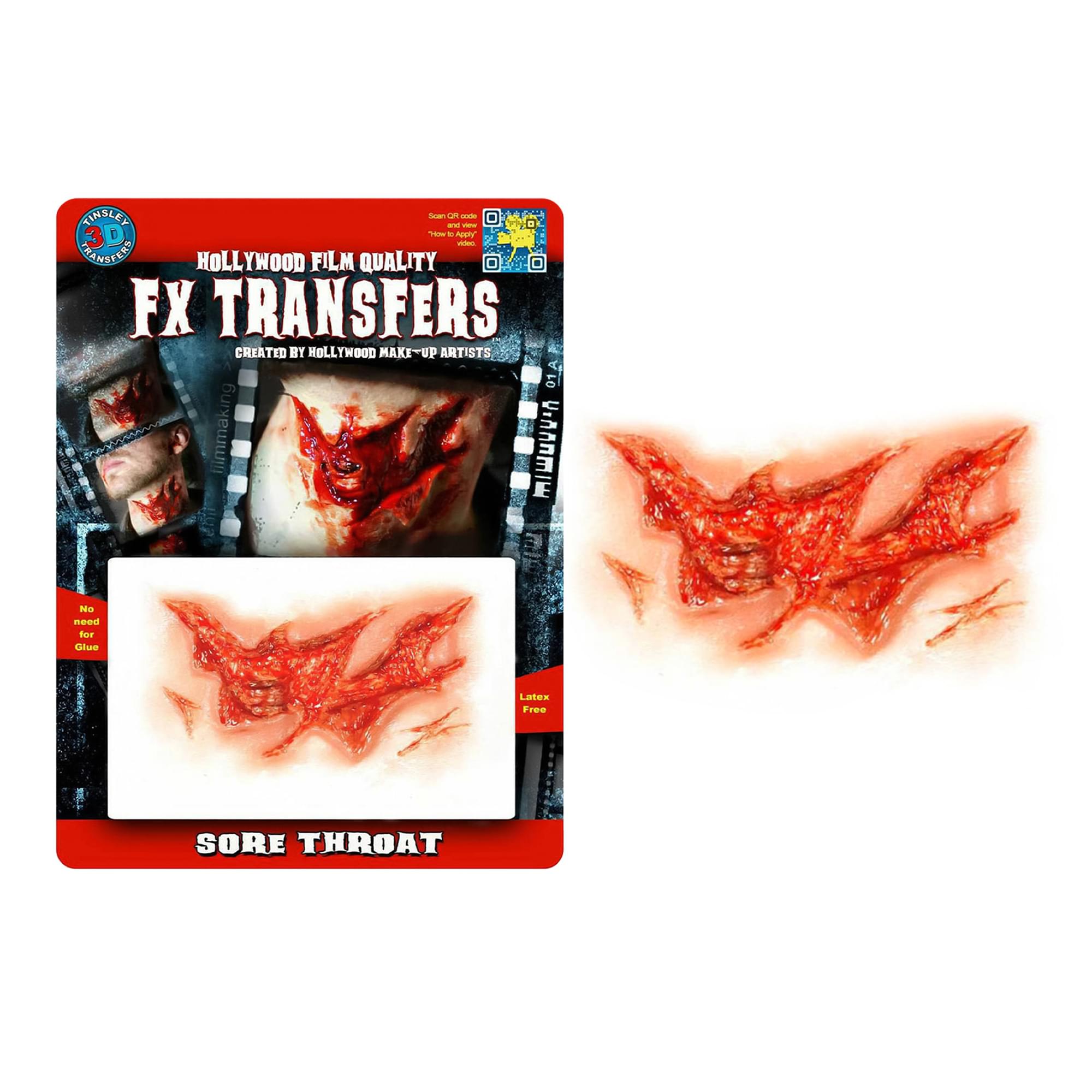 Sore Throat 3d Fx Transfers Costume Accessory
