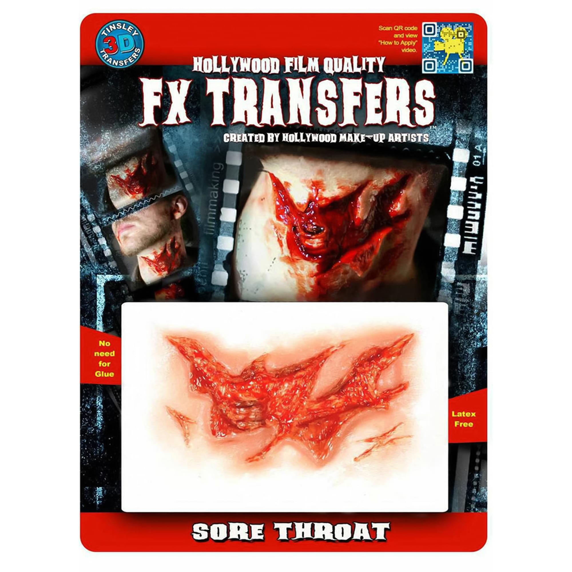Sore Throat 3d Fx Transfers Costume Accessory