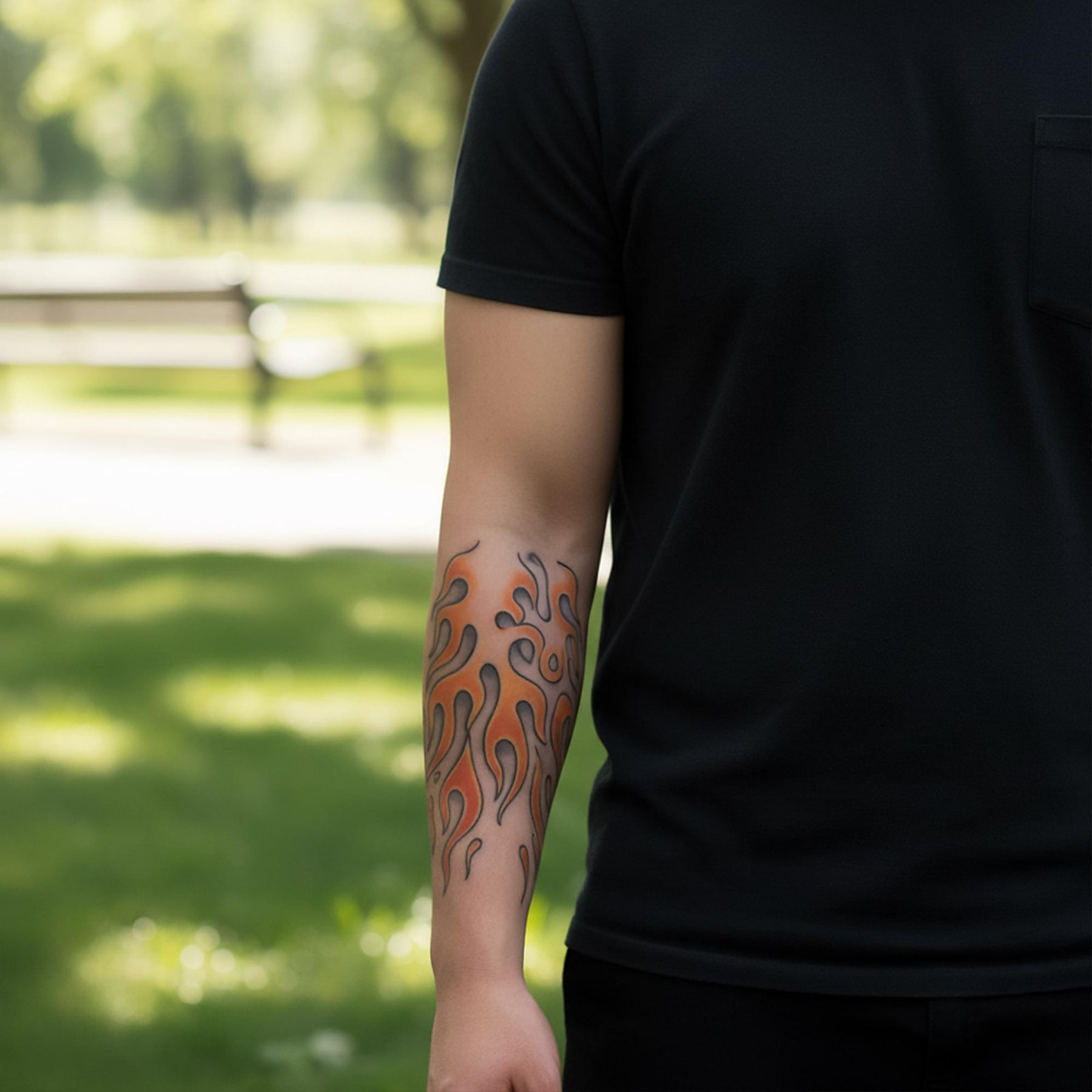 Flames Adult Costume