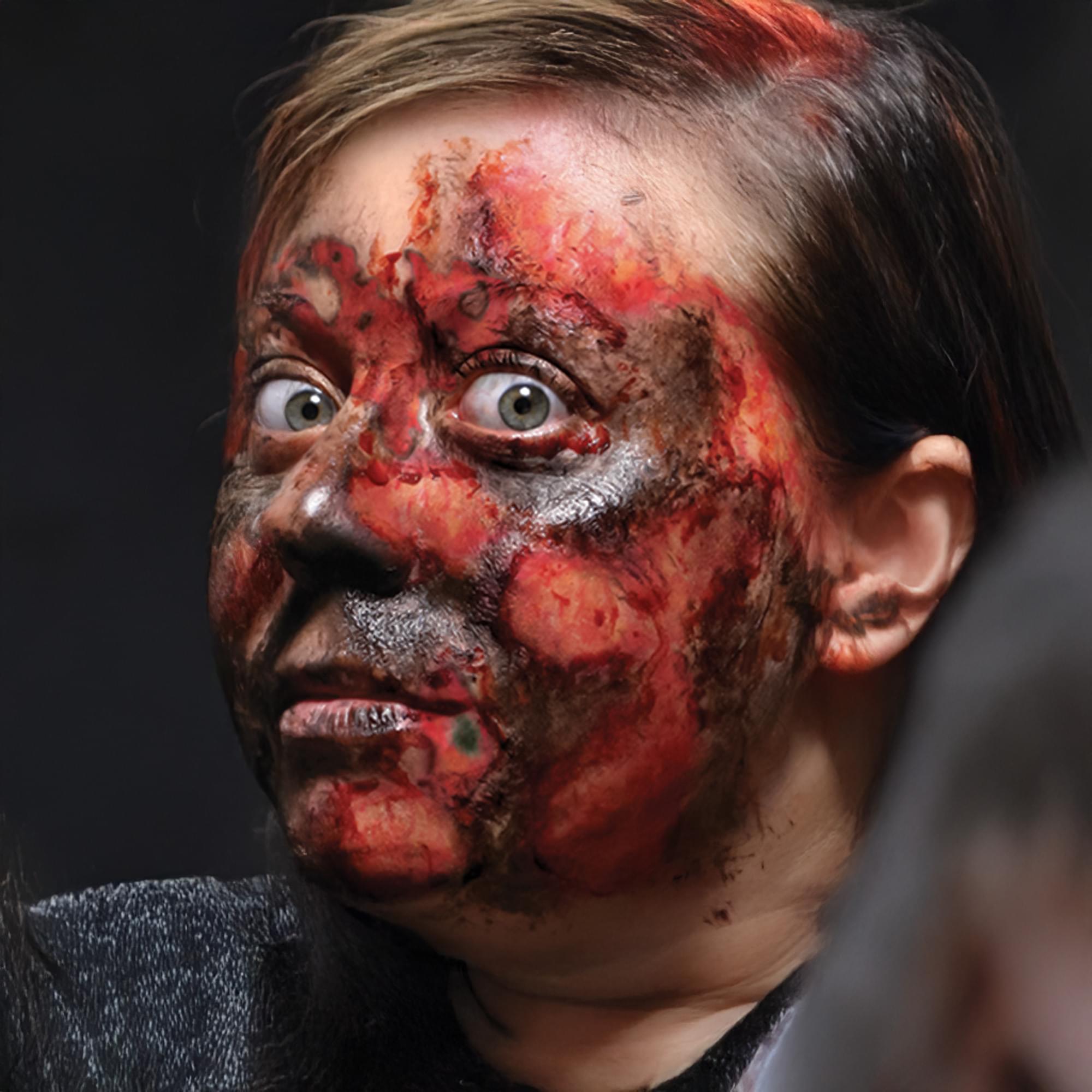 Burned Alive Temporary Tattoos Costume Accessory