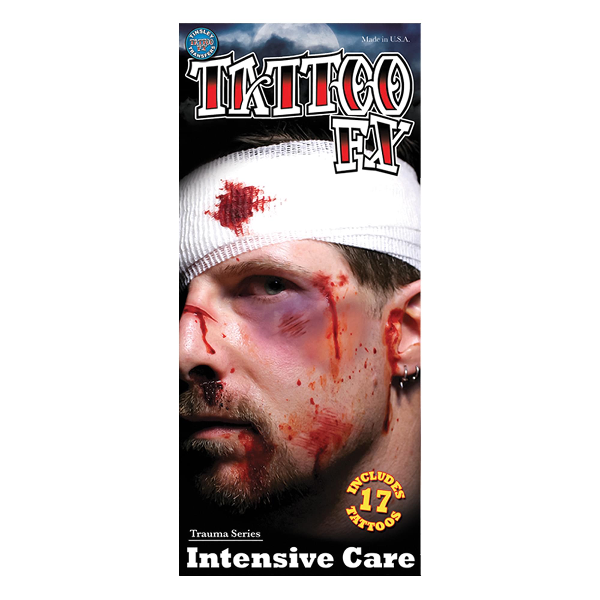 Intensive Care Gorywood Temporary Tattoos Costume Accessory