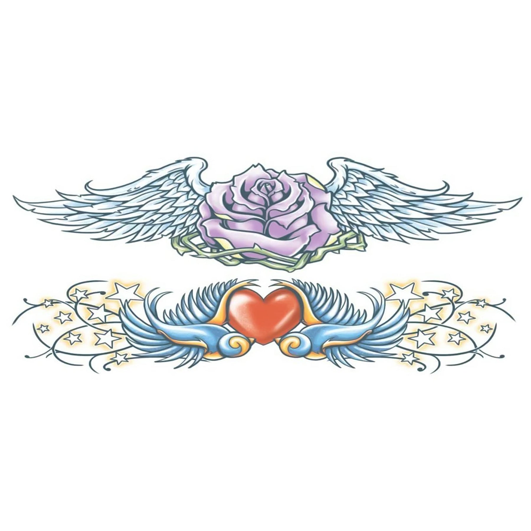 Swallows Body Band Tattoo Costume Accessory
