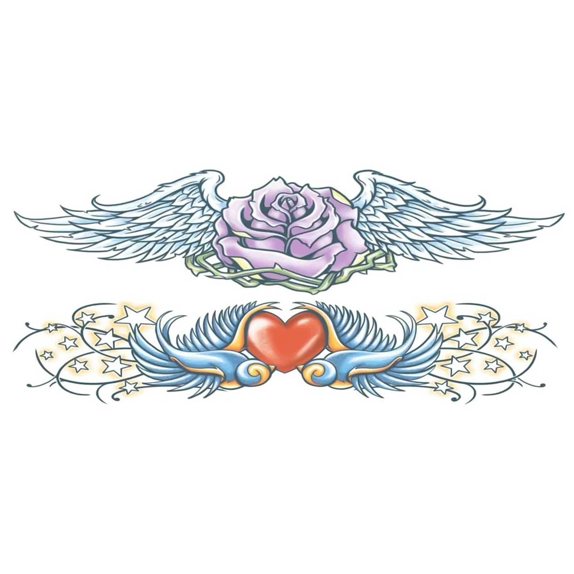 Swallows Body Band Tattoo Costume Accessory