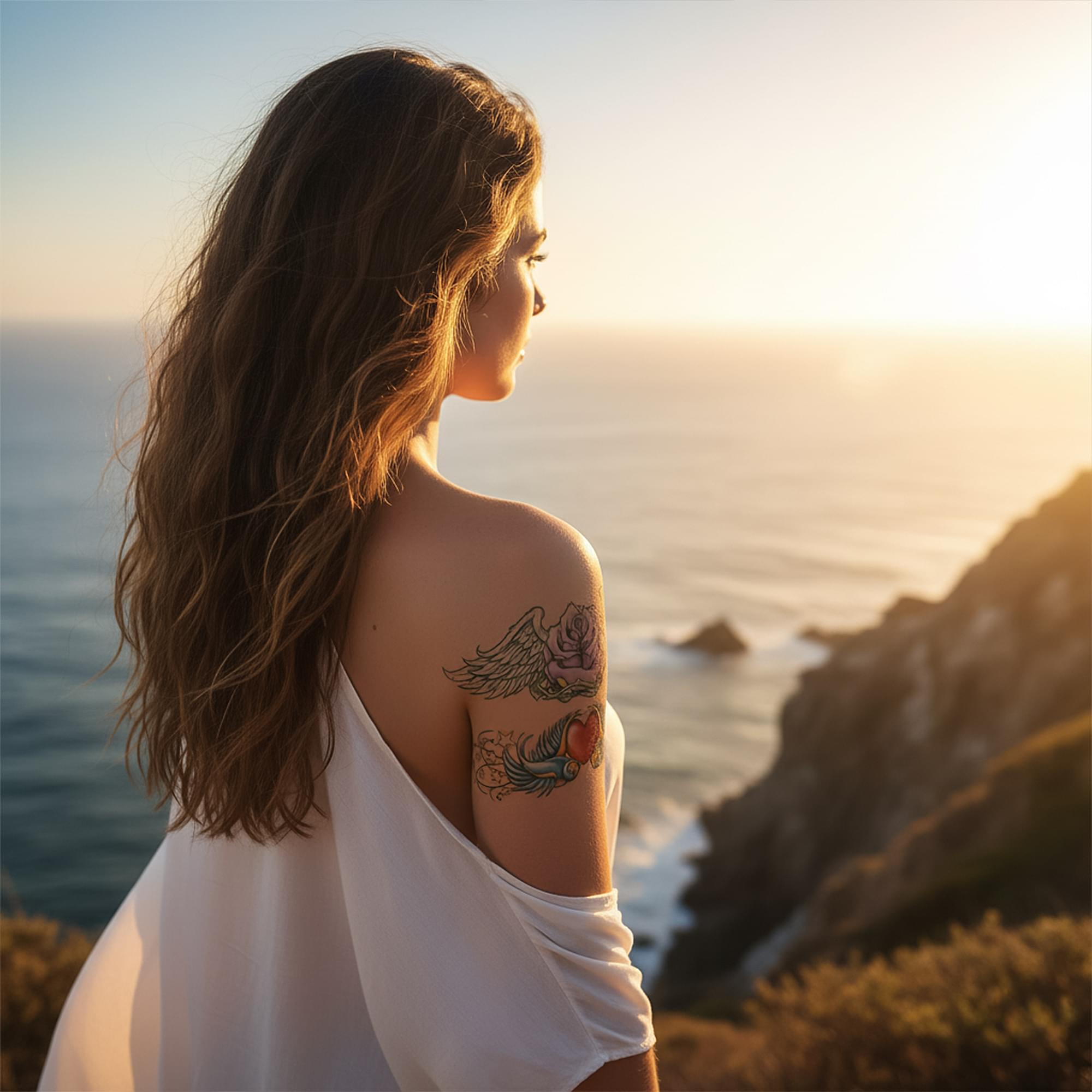 Swallows Body Band Tattoo Costume Accessory