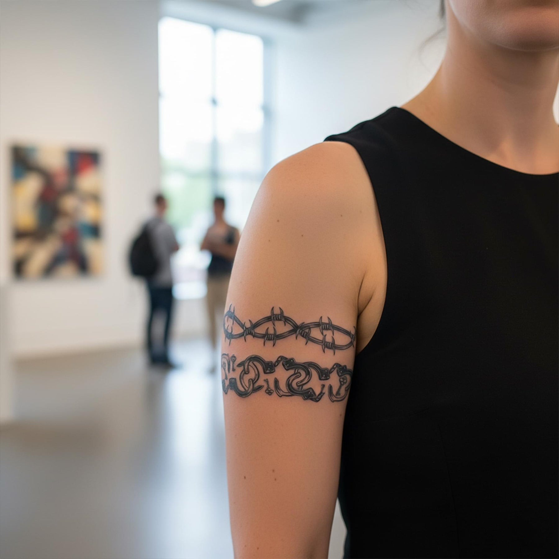 Cuffed Body Band Tattoo Costume Accessory