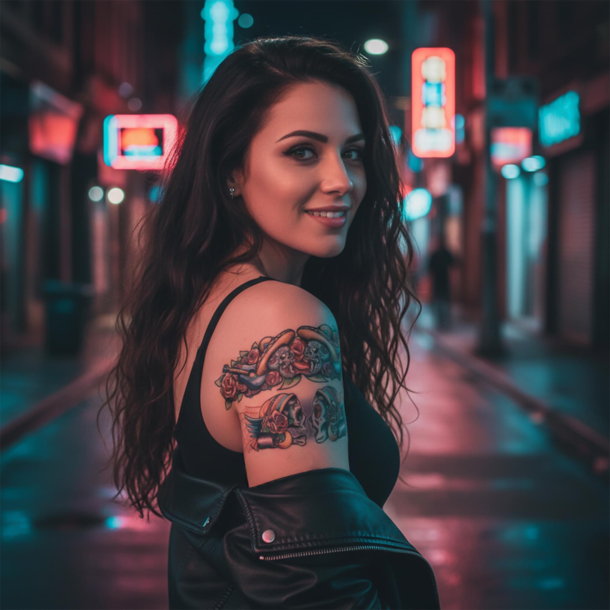 Gypsy Skull Body Band Tattoo Costume Accessory