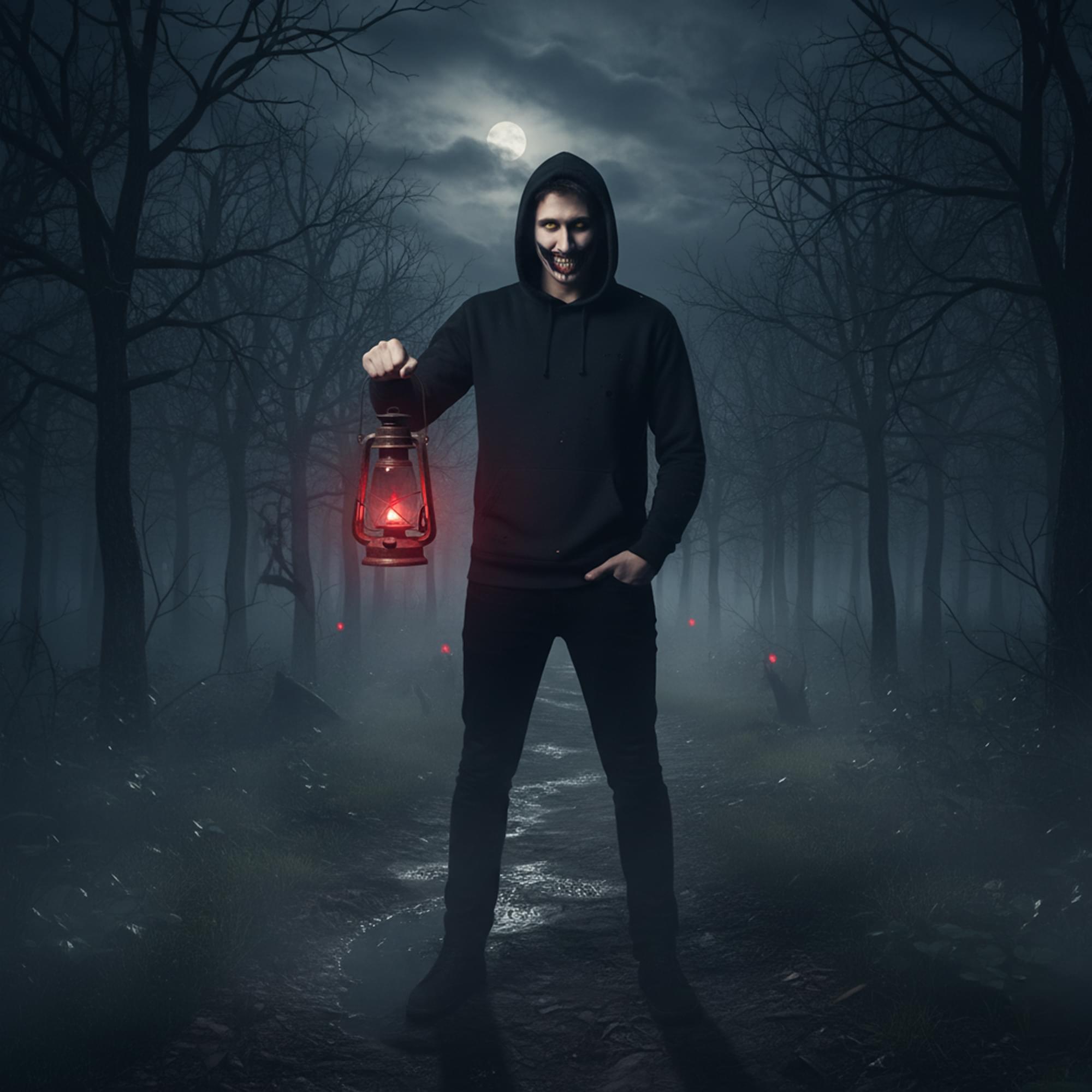 Evil Grin Big Mouth Tattoo Costume Accessory