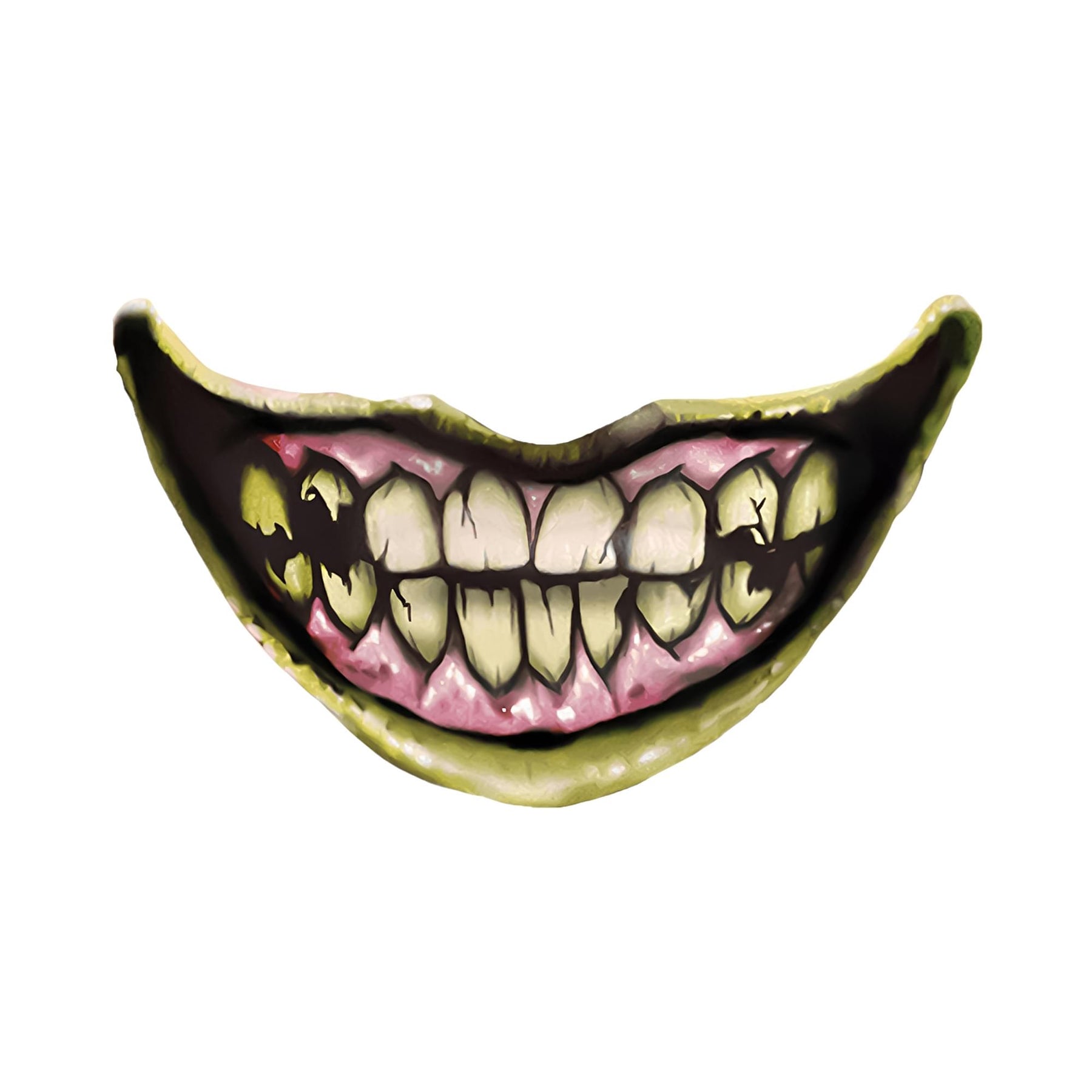 Chipped Big Mouth Tattoo Costume Accessory