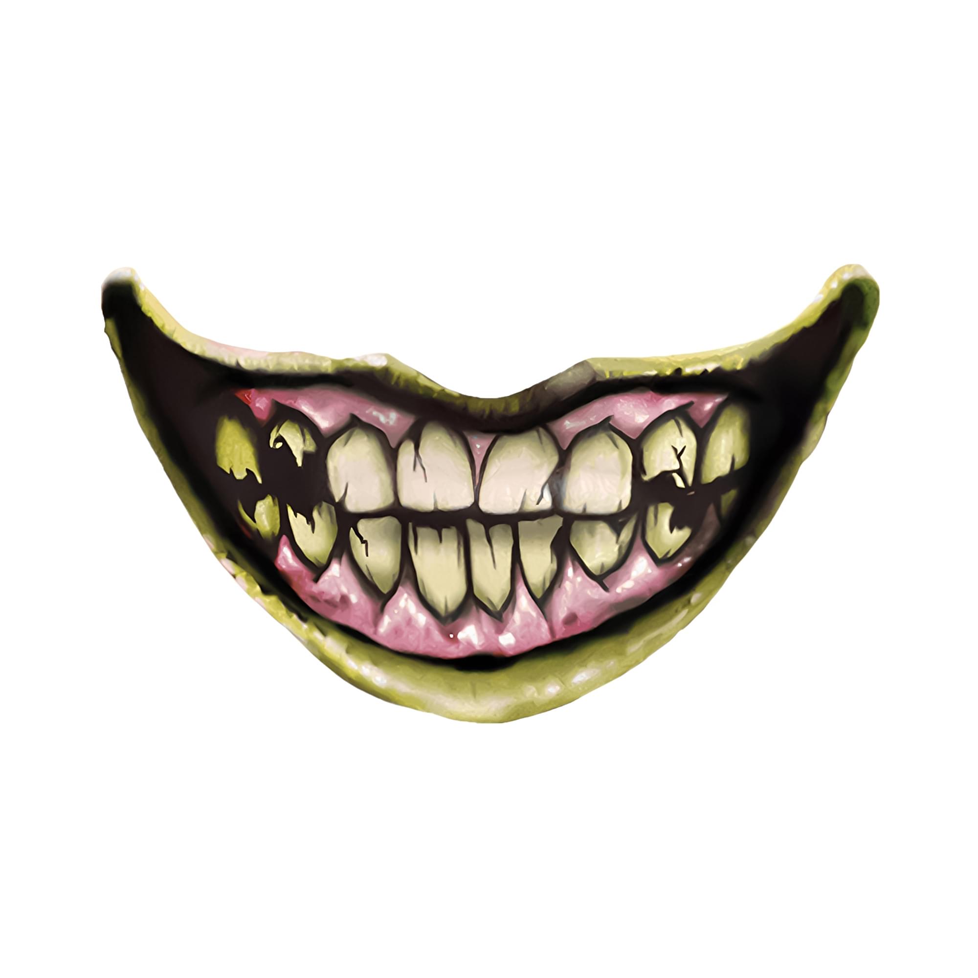 Chipped Big Mouth Tattoo Costume Accessory