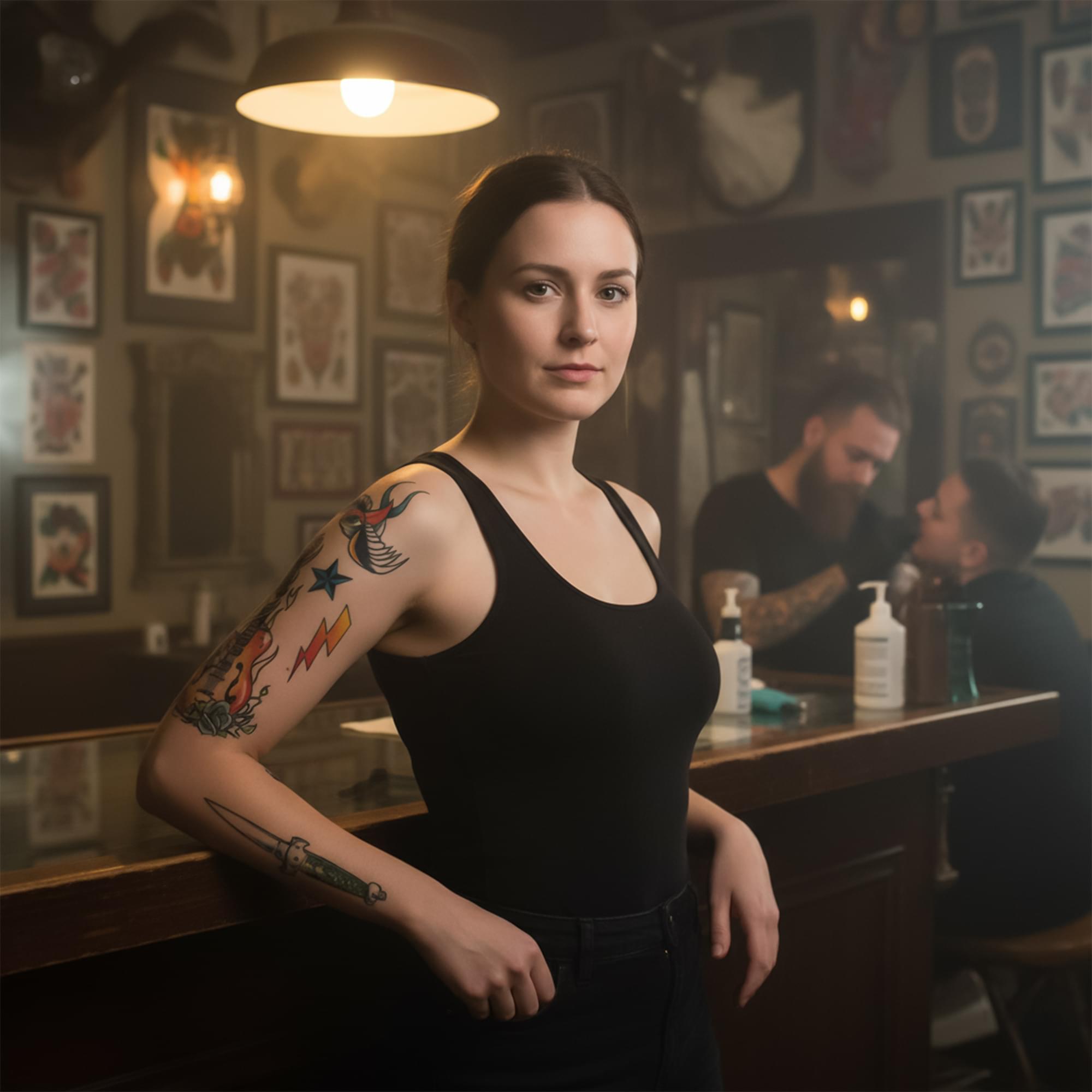 Rockstar Tattoo Costume Accessory