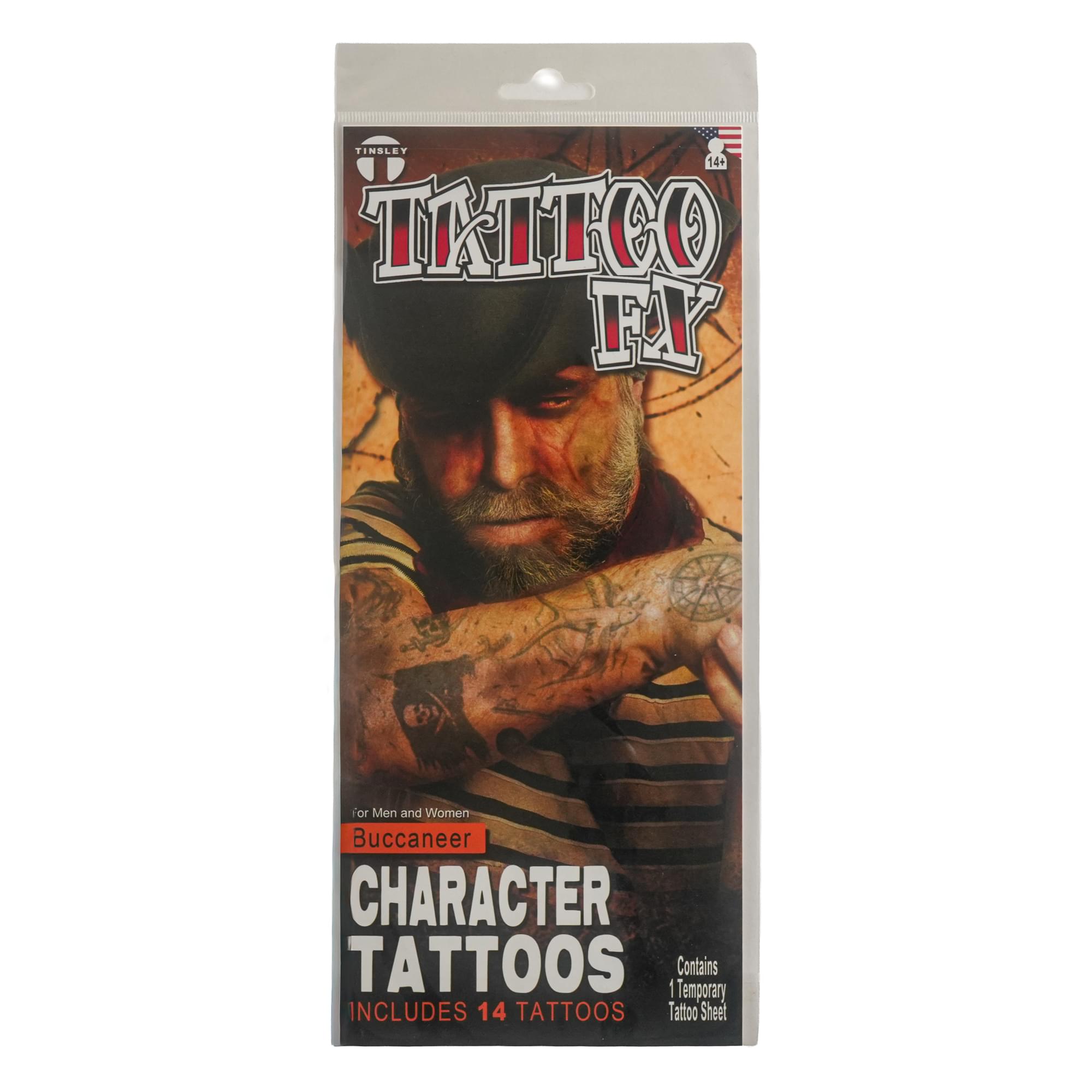 Pirate Tattoo Costume Accessory
