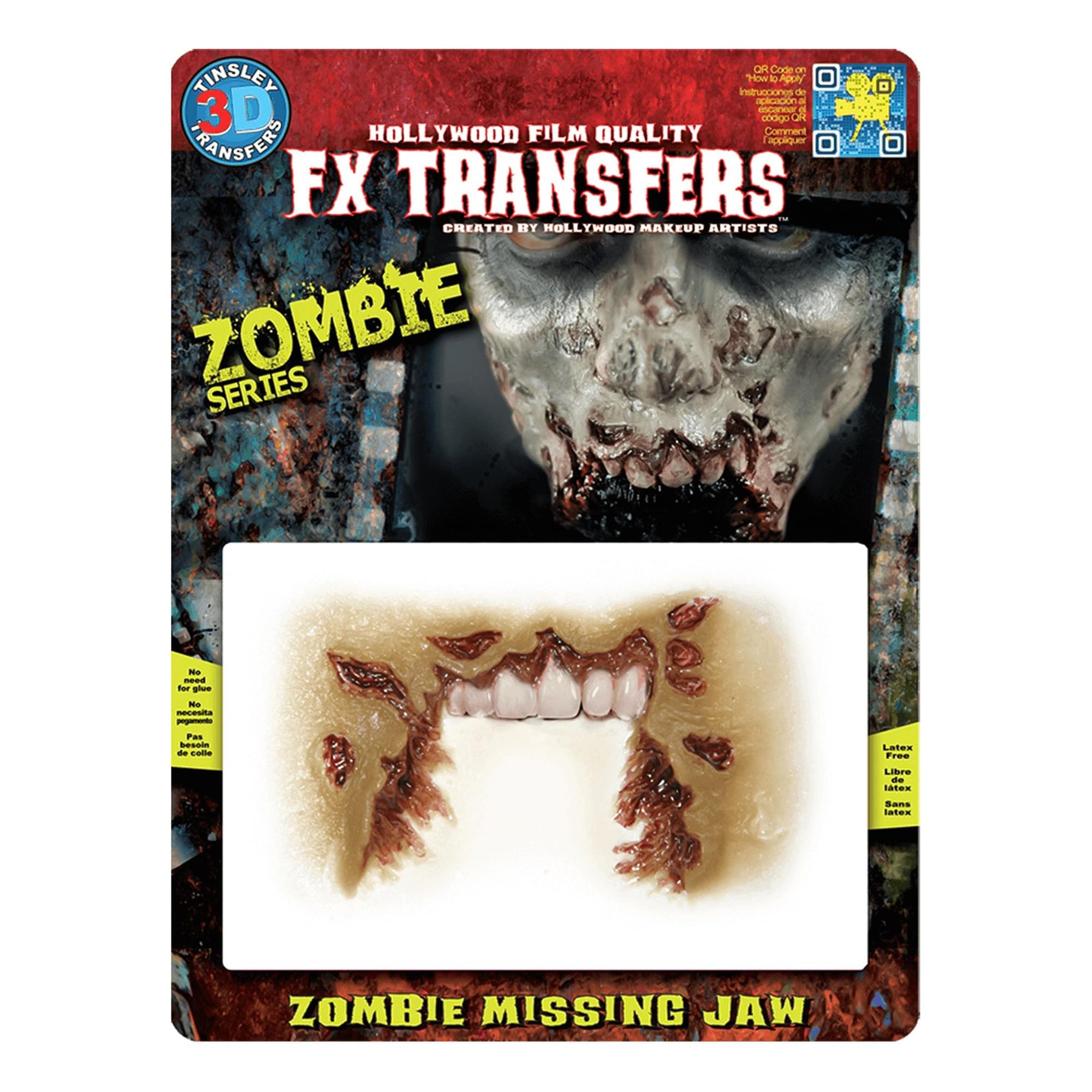 Zombie Missing Jaw Fx Transfer Costume Accessory