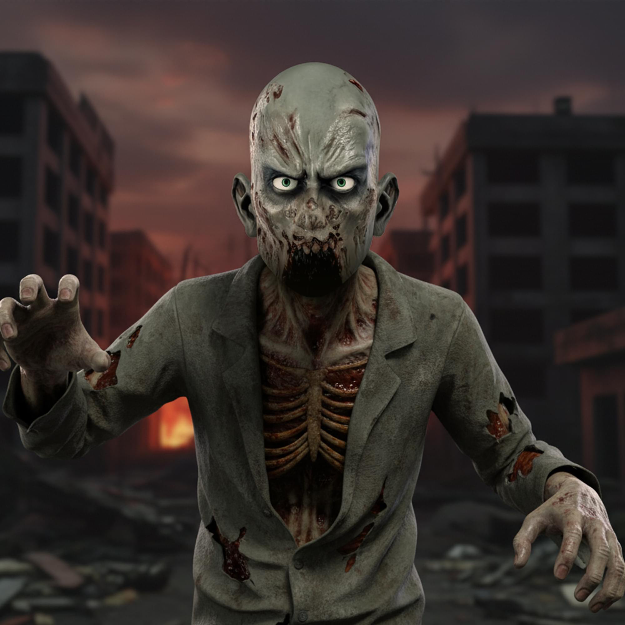 Zombie Missing Jaw Fx Transfer Costume Accessory