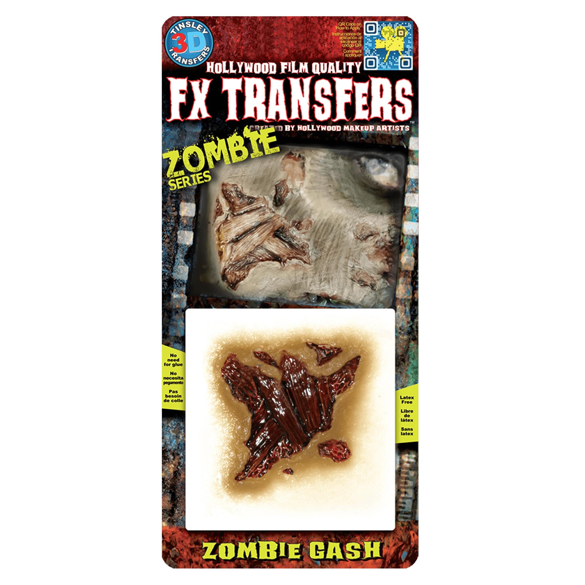 Zombie Gash Fx Transfer Costume Accessory