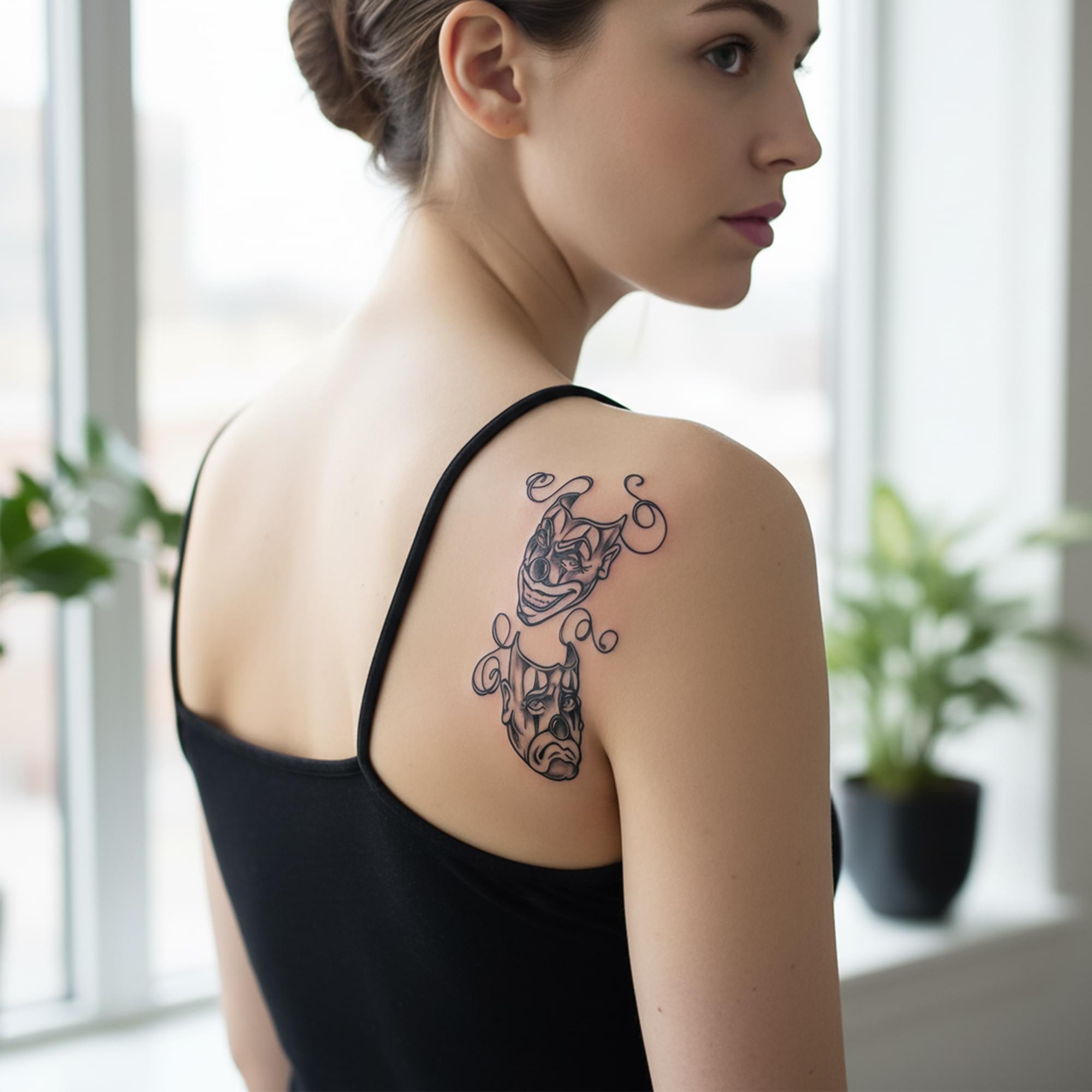 Now & Later Prison Tattoo Costume Accessory